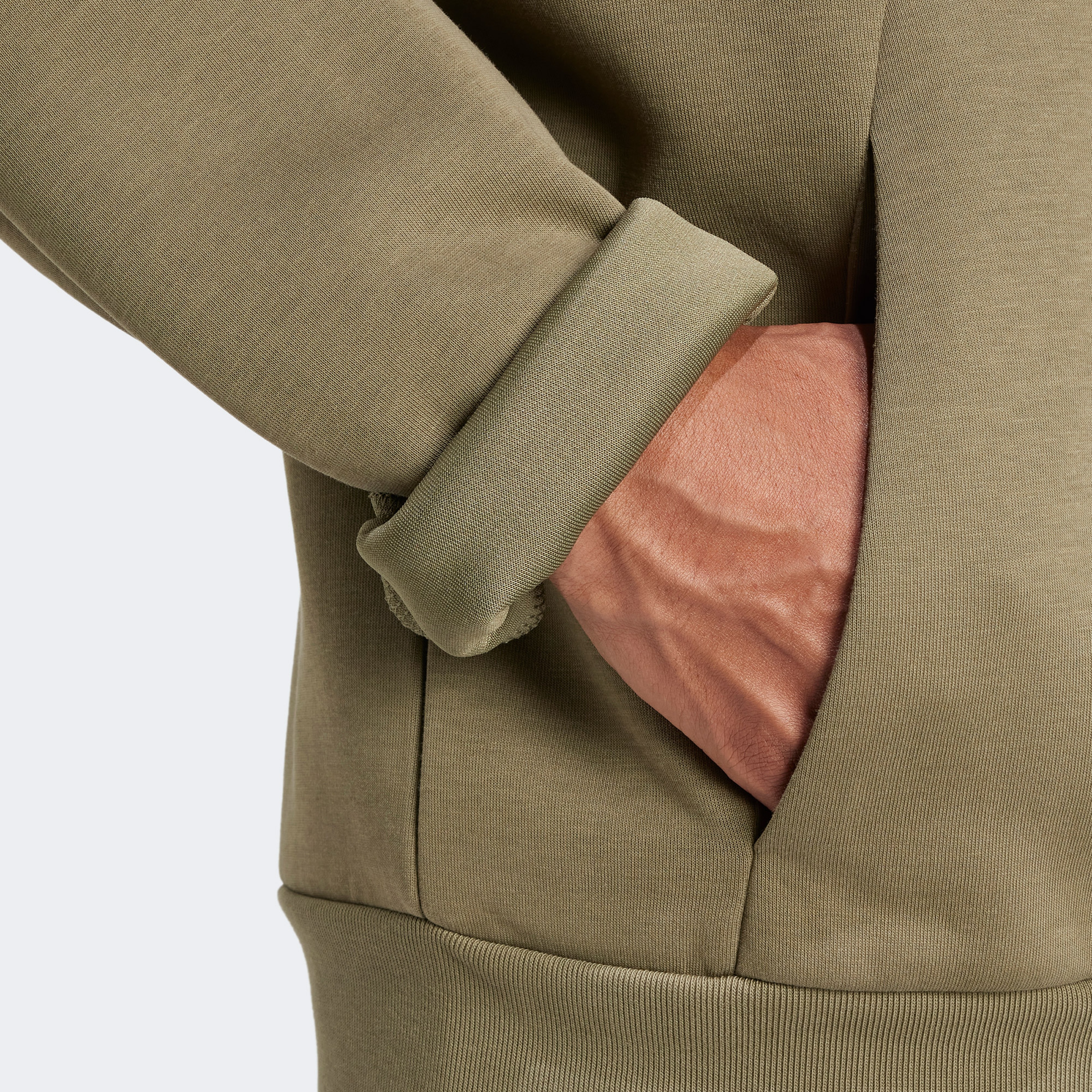 adidas Future Icon 3-Stripes Erkek Yeşil Sweatshirt