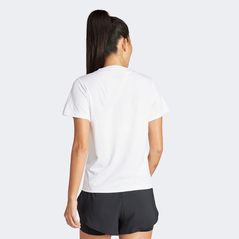 adidas Designed for Training Kadın Beyaz T-Shirt