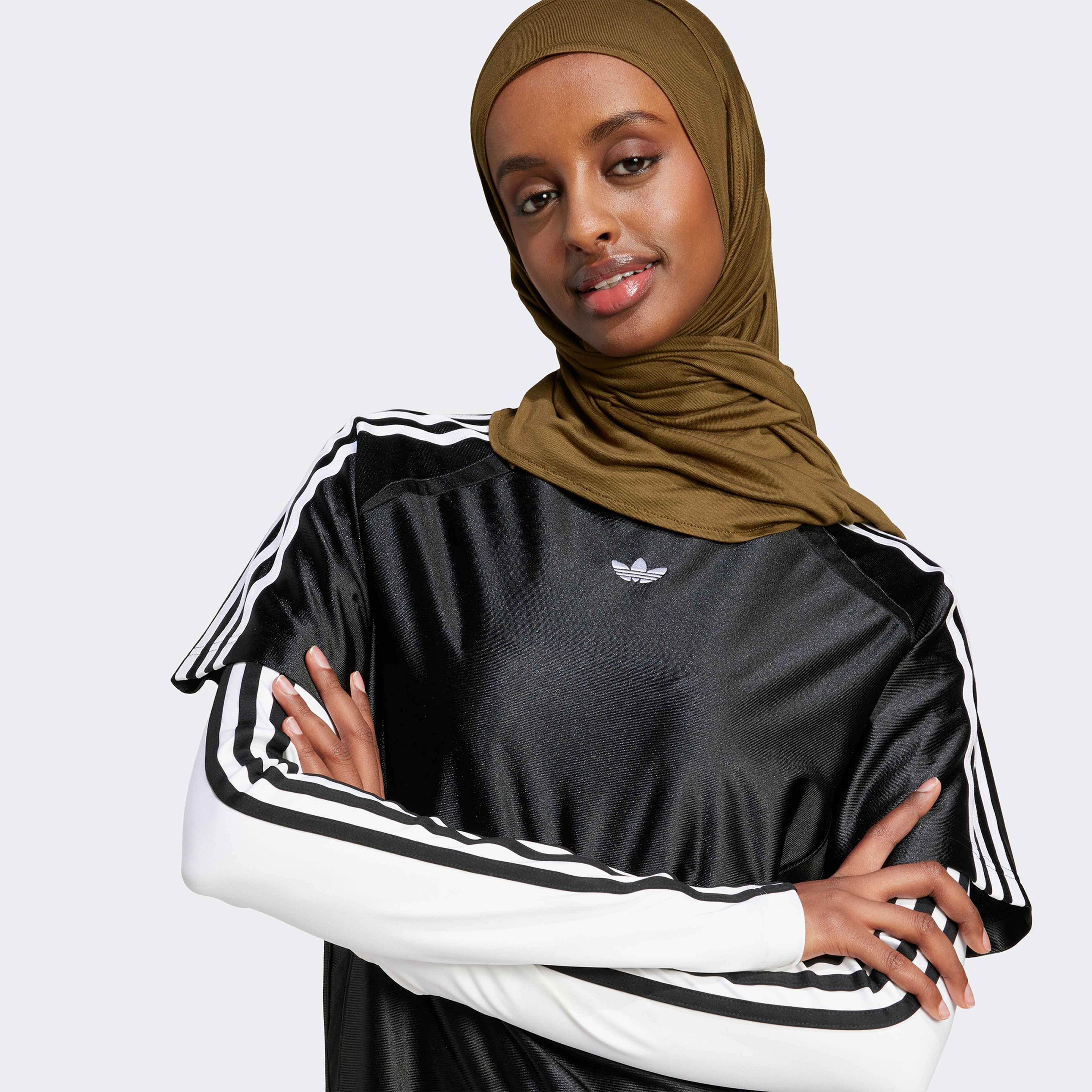 adidas Adicolor Teamgeist Kadın Siyah T-Shirt