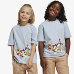 adidas x Disney Mickey Mouse Çocuk Mavi T-Shirt