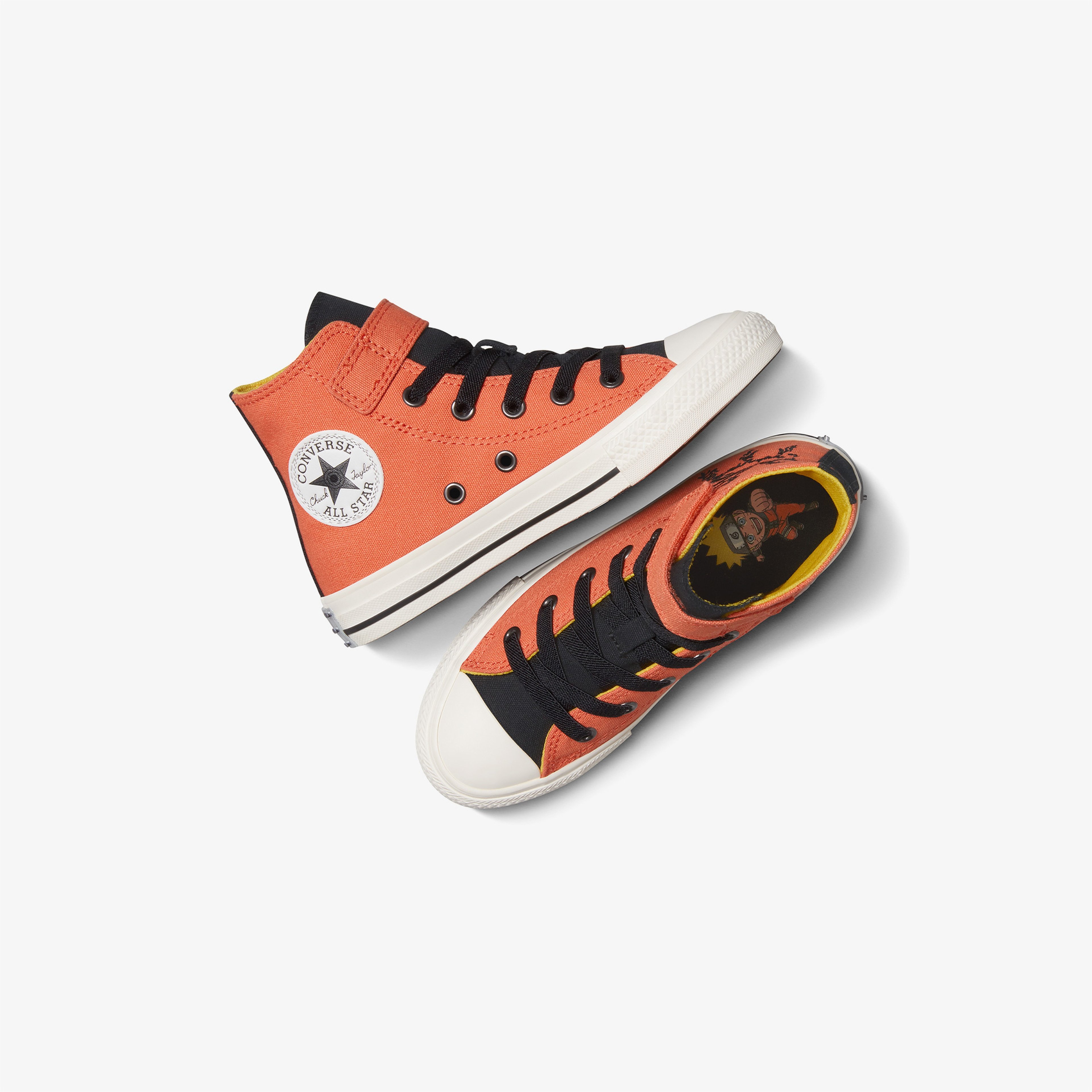 Converse x Naruto Çocuk Sarı Chuck Taylor All Star Sneaker