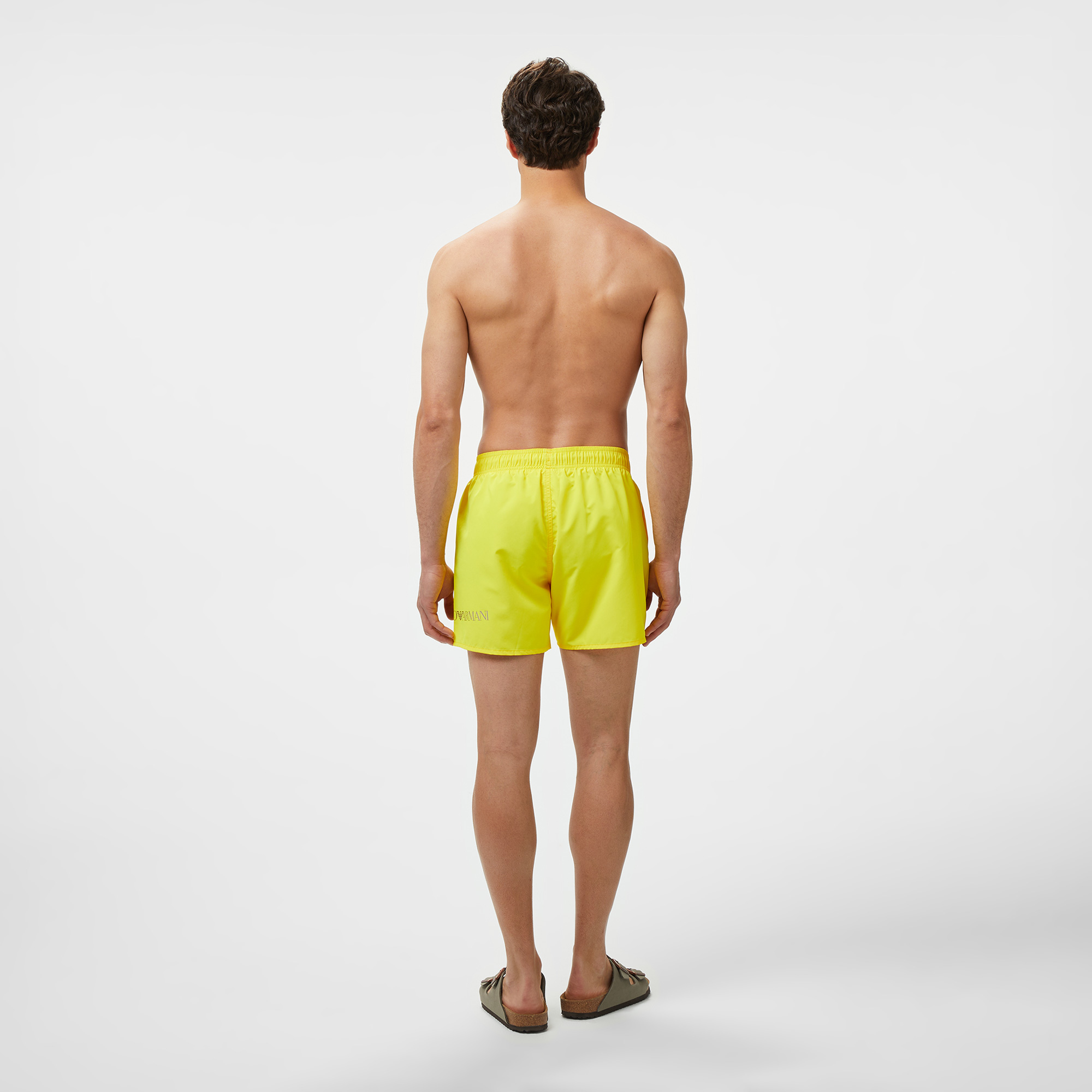 EA7 Erkek Sarı Şort Mayo