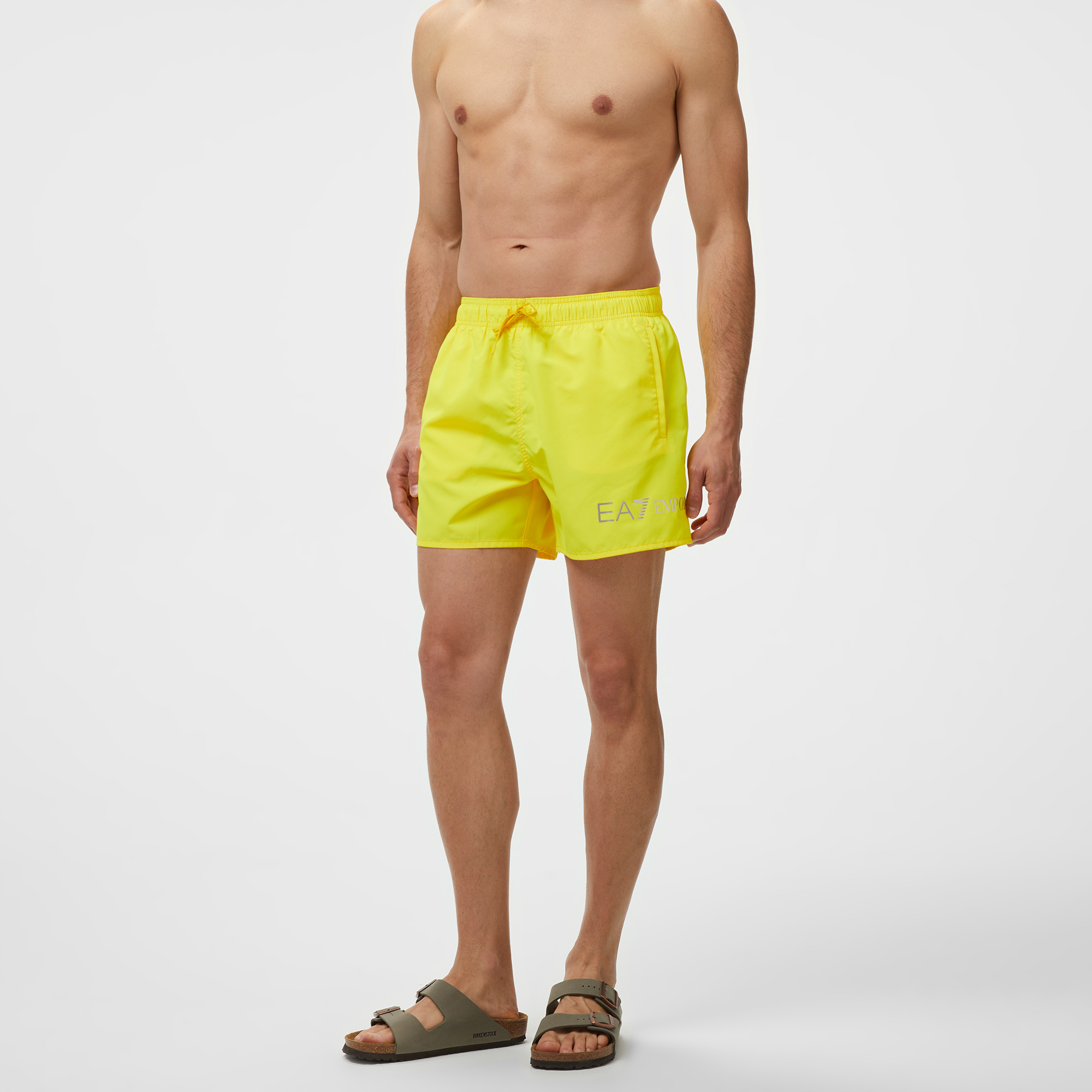 EA7 Erkek Sarı Şort Mayo