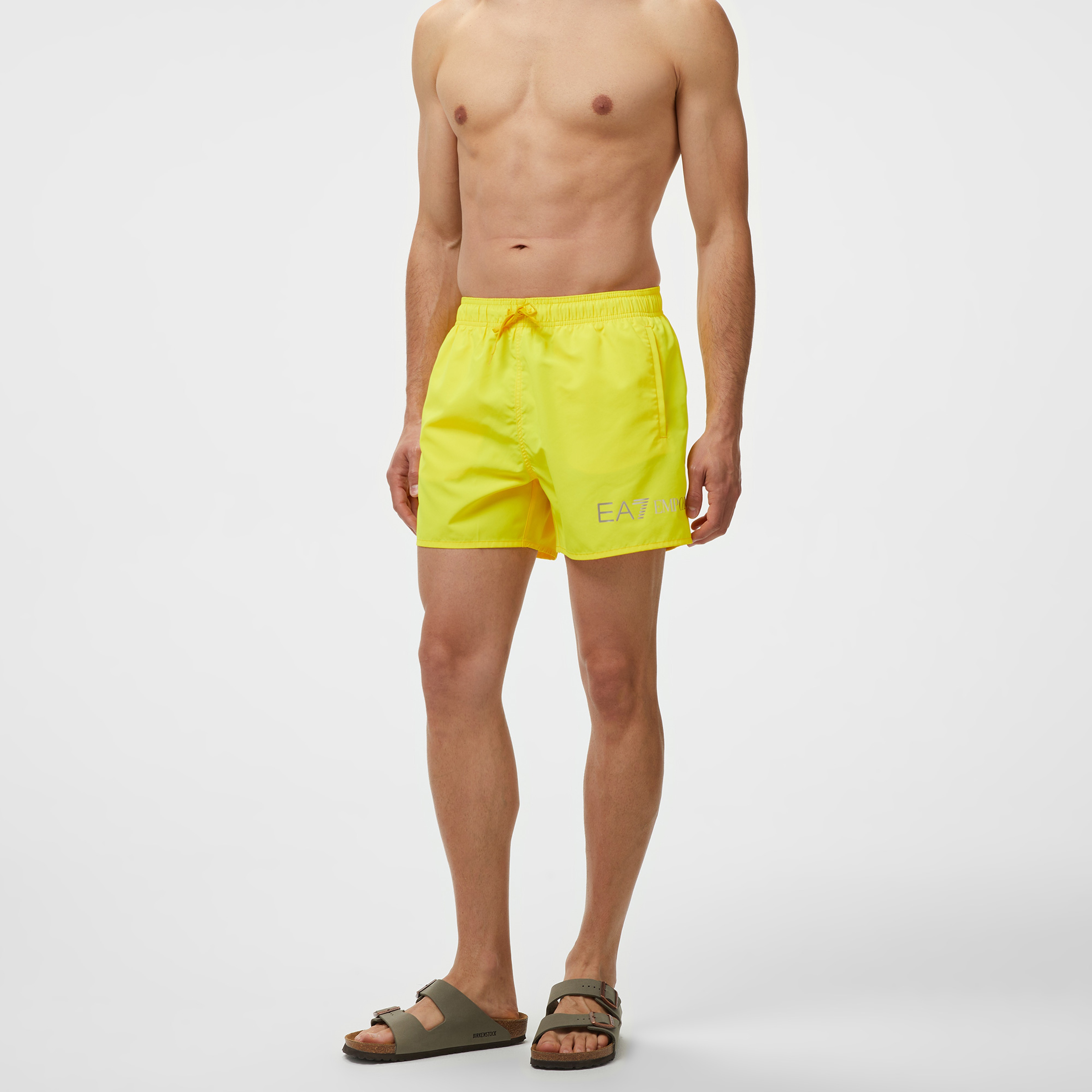 EA7 Erkek Sarı Şort Mayo