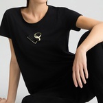 Liu Jo Kadın Siyah T-Shirt