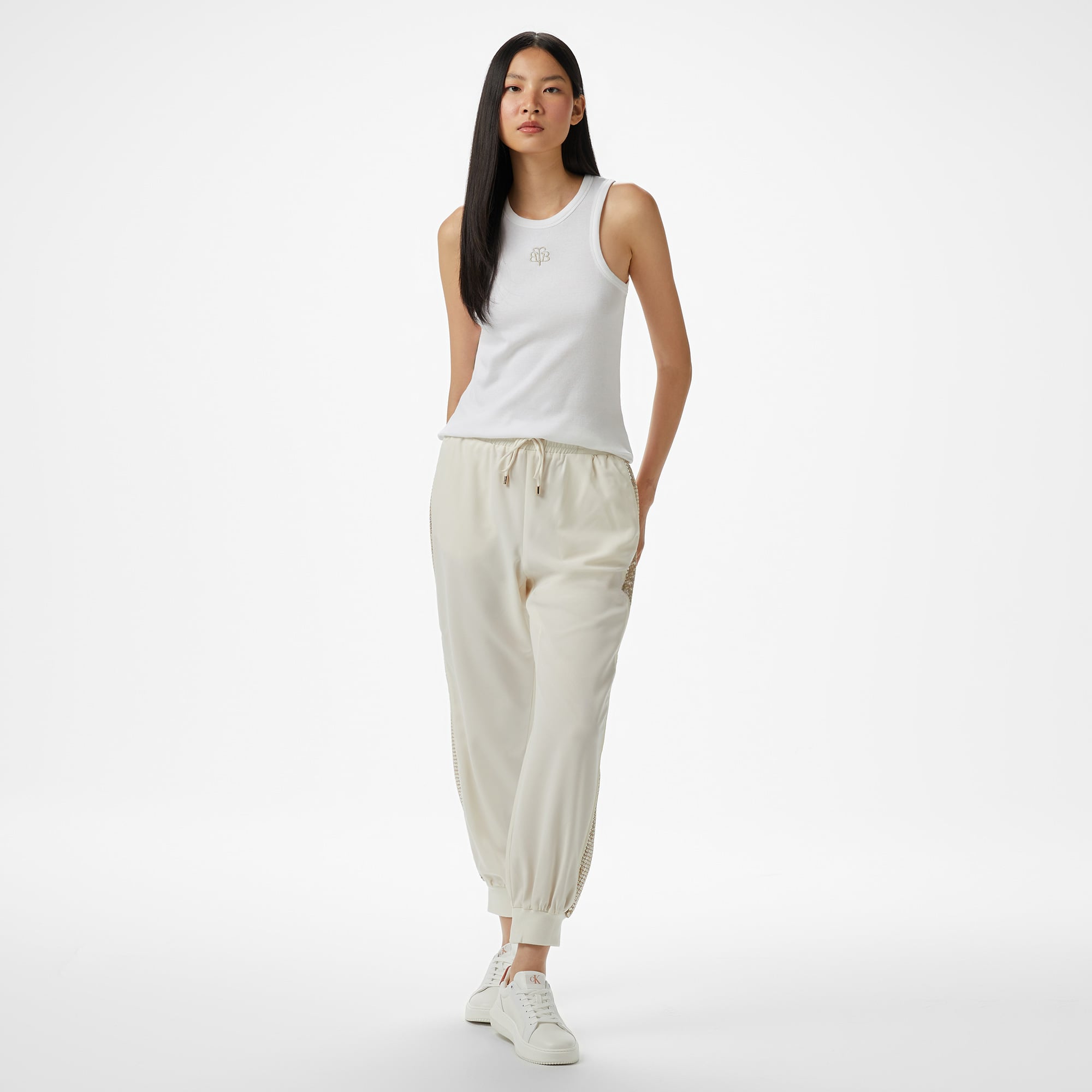 Liu Jo Kadın Beyaz Pantolon