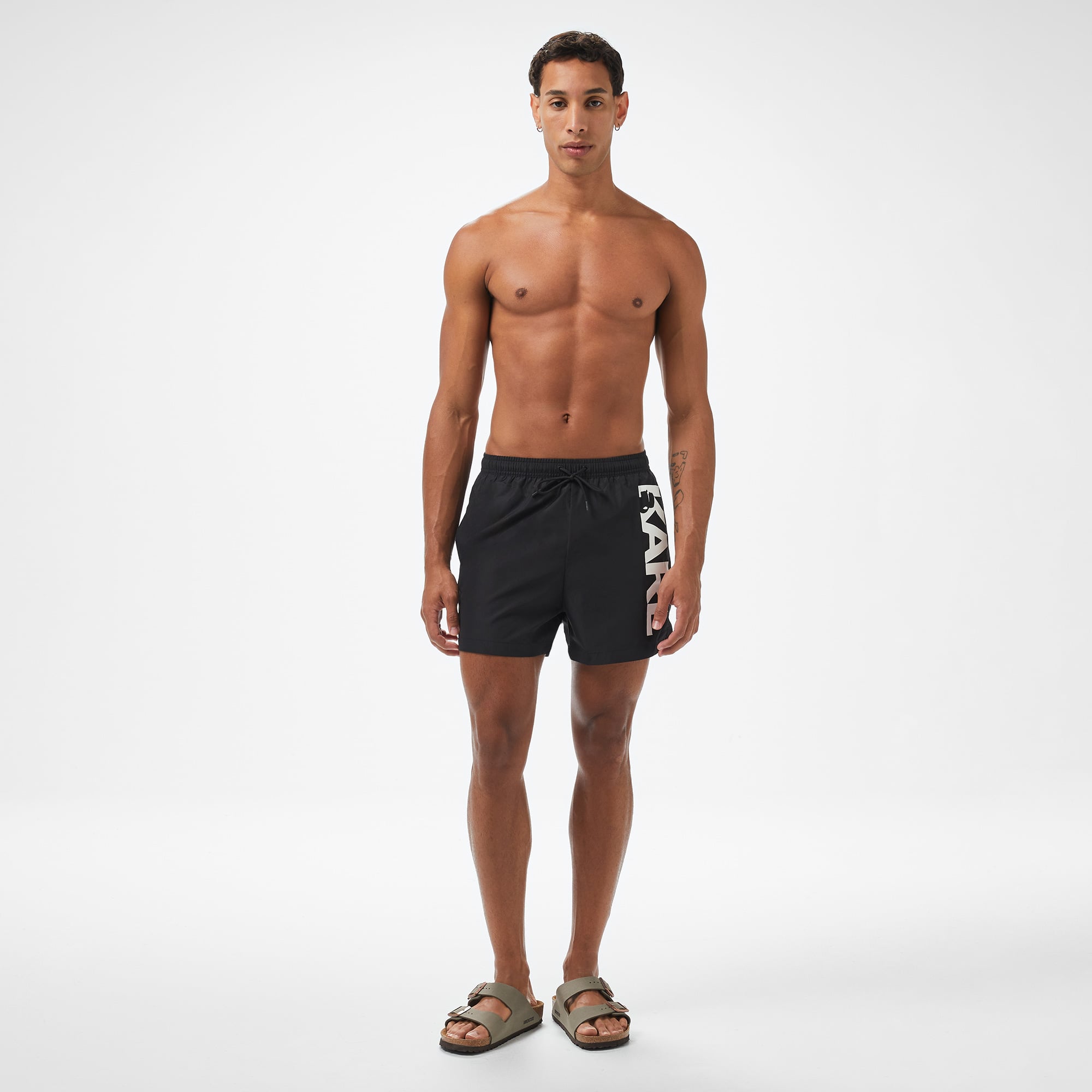 Karl Lagerfeld Erkek Siyah Mayo Şort