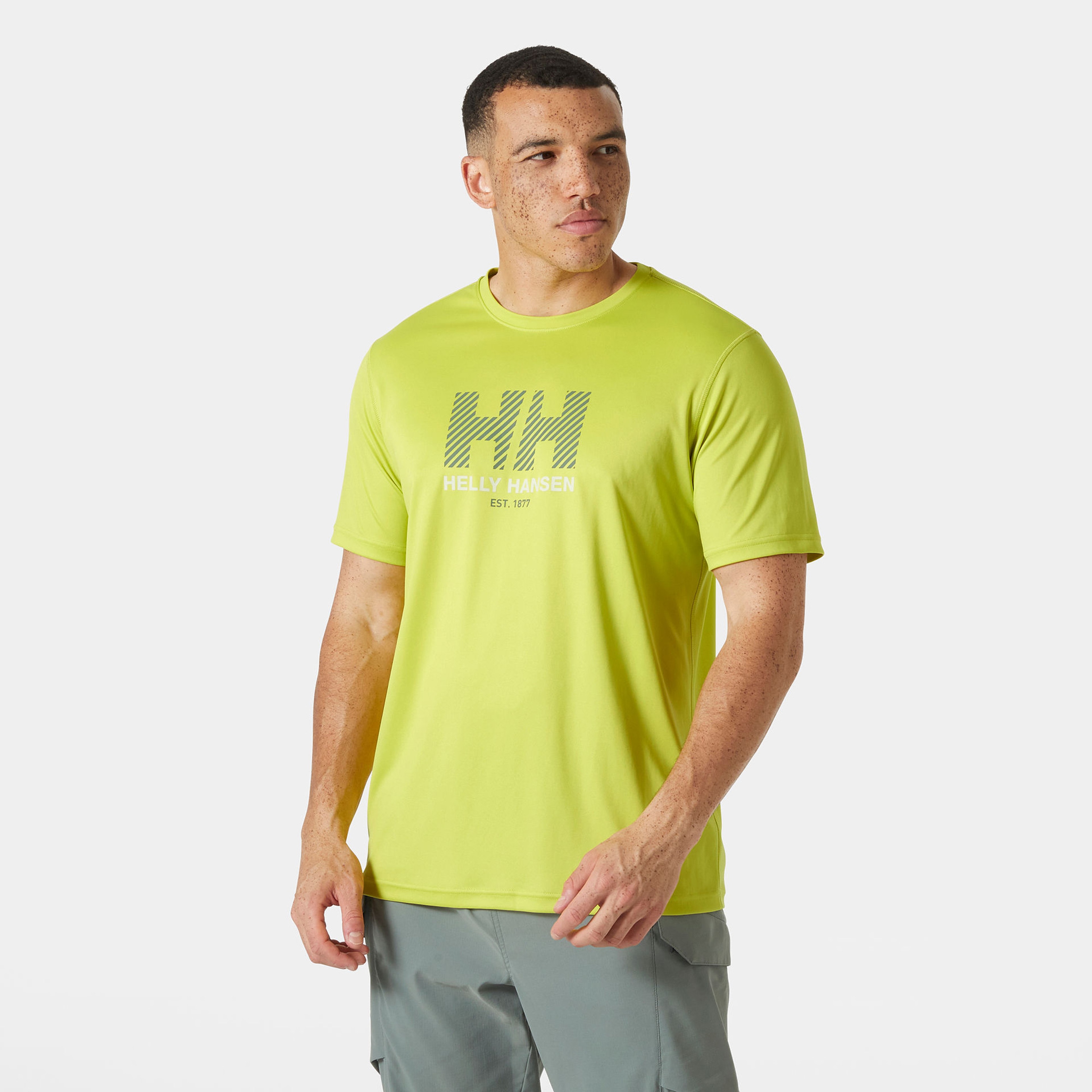 Helly Hansen Hh Tech Graphic 2.0  Erkek Sarı T-shirt