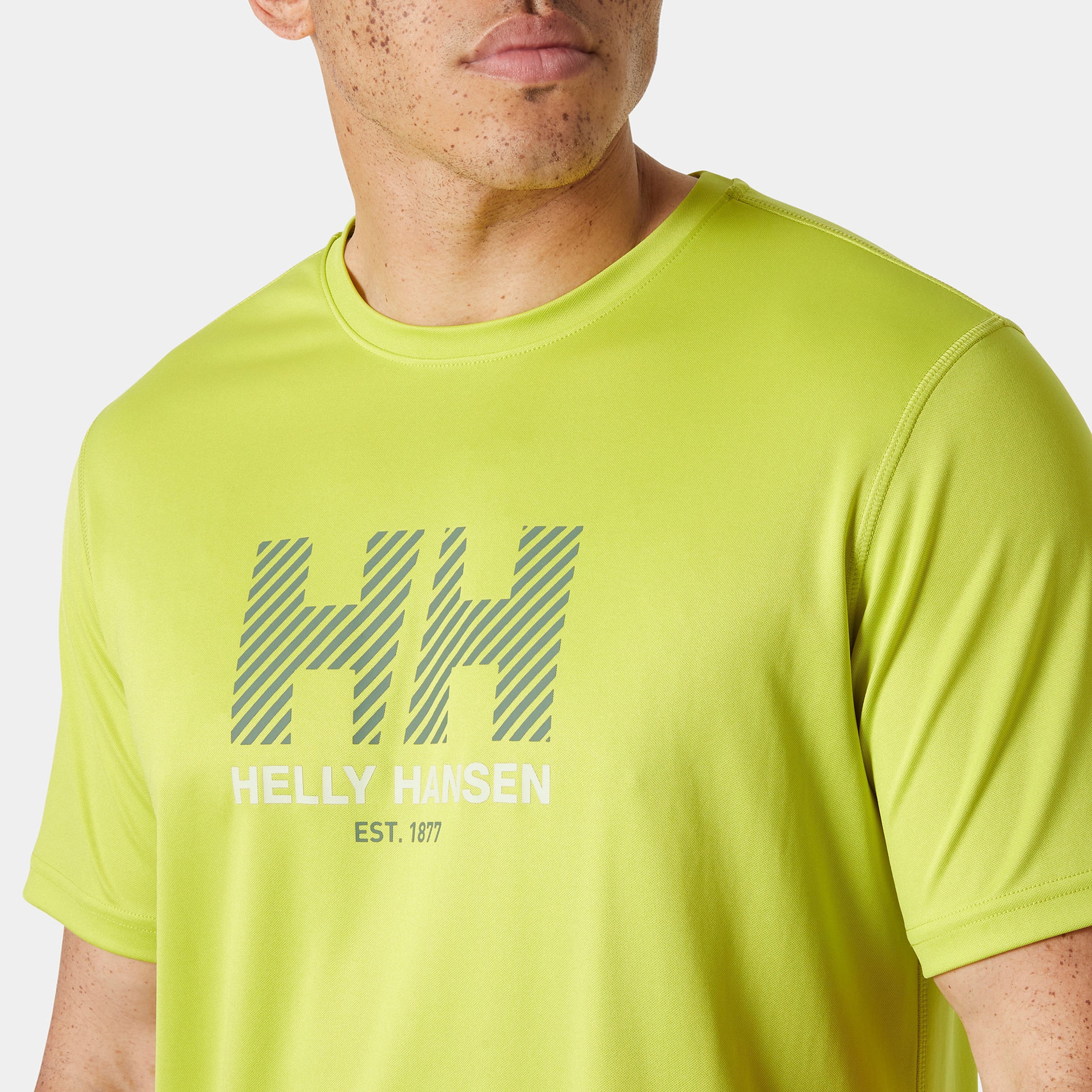 Helly Hansen Hh Tech Graphic 2.0 Erkek Sarı T-shirt