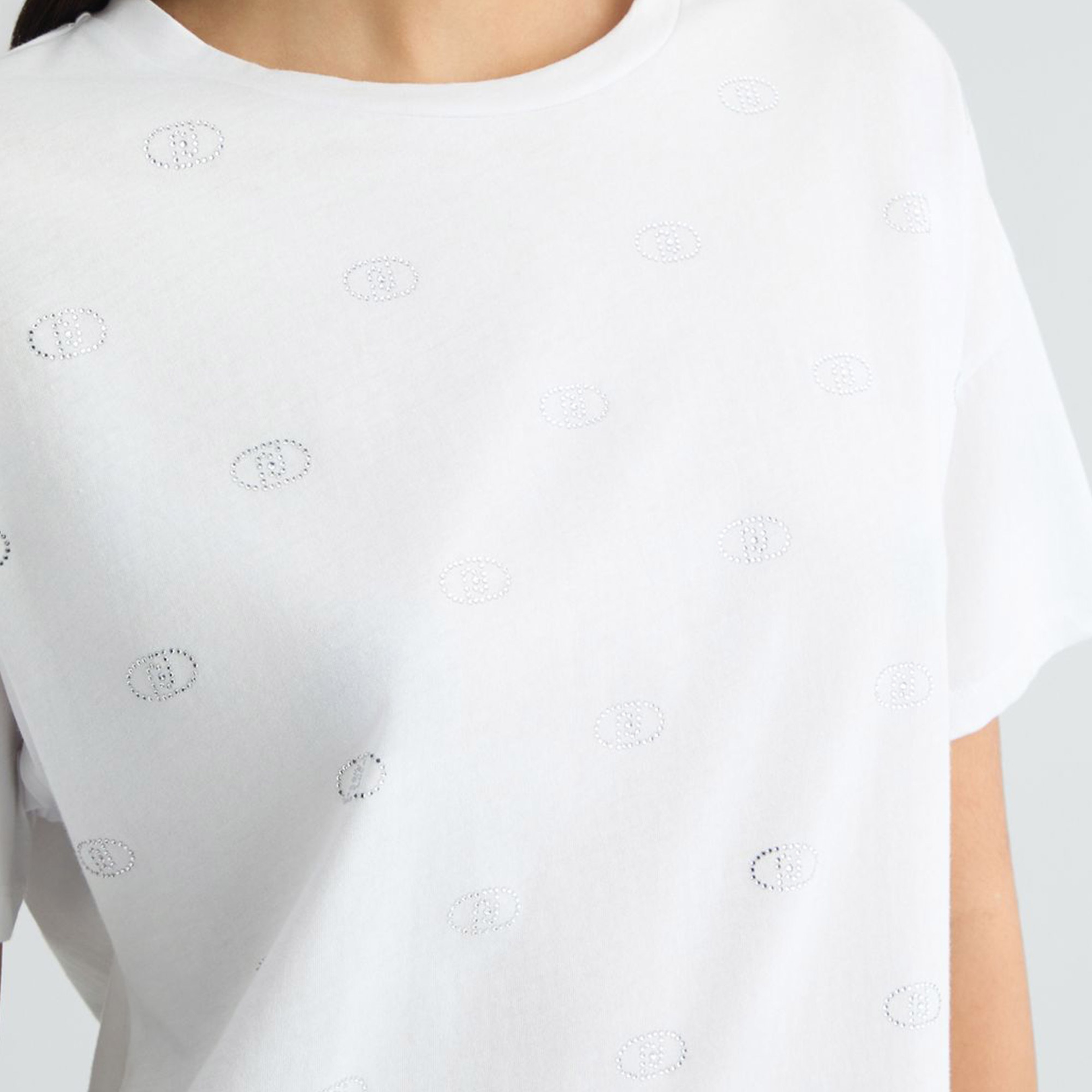 Liu Jo Kadın Beyaz T-Shirt