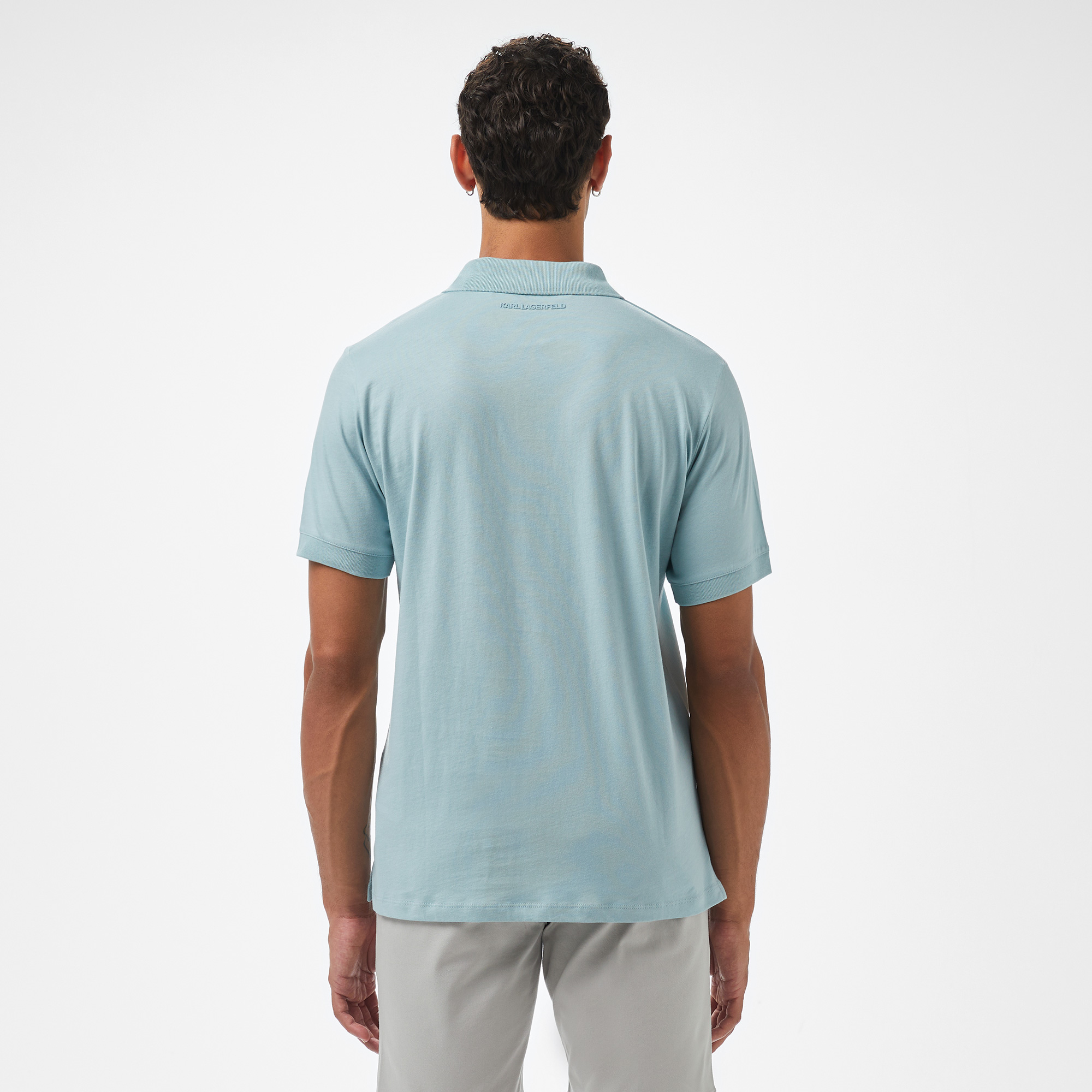 Karl Lagerfeld Erkek Mavi Polo