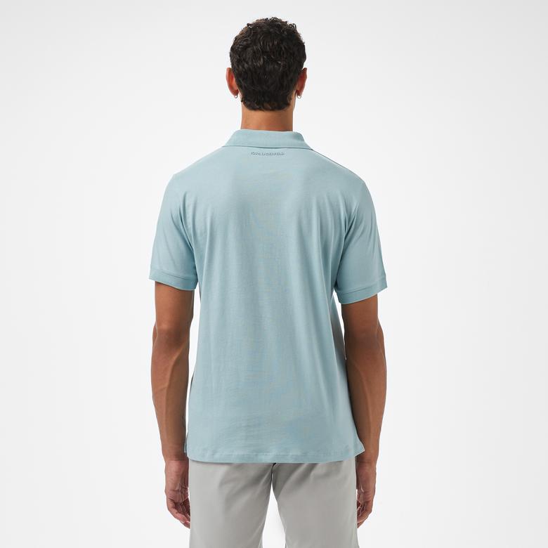 Karl Lagerfeld Erkek Mavi Polo