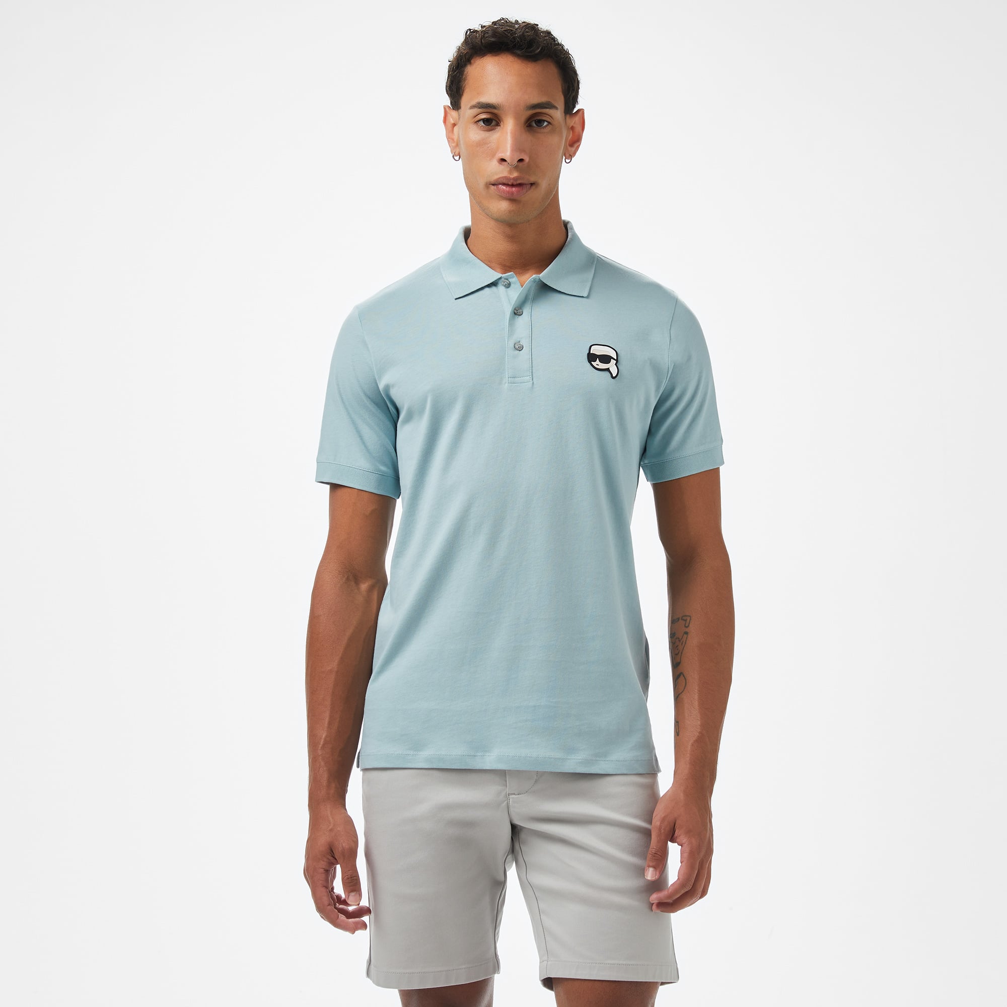 Karl Lagerfeld Erkek Mavi Polo