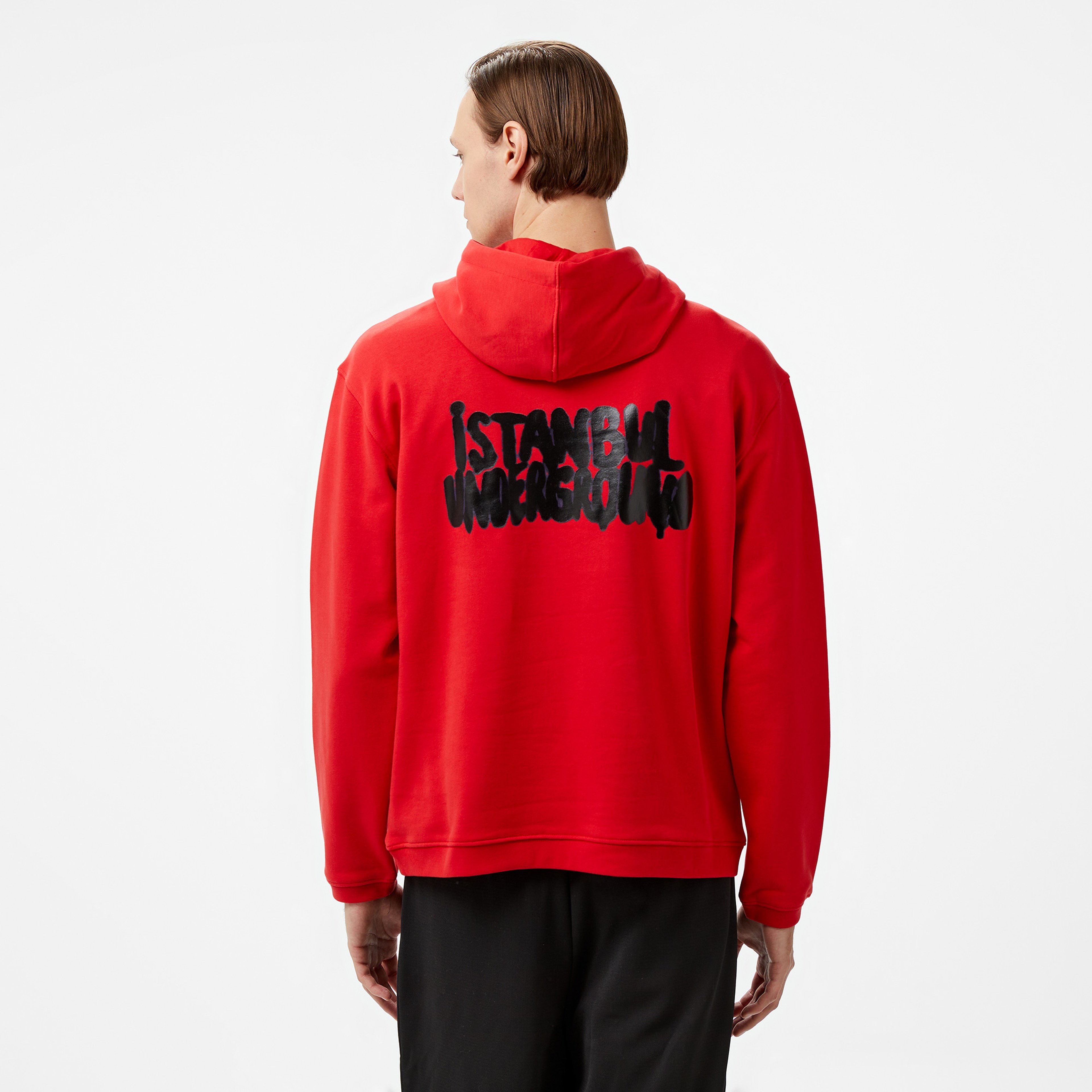 Les Benjamins 014 Erkek Kırmızı Sweatshirt