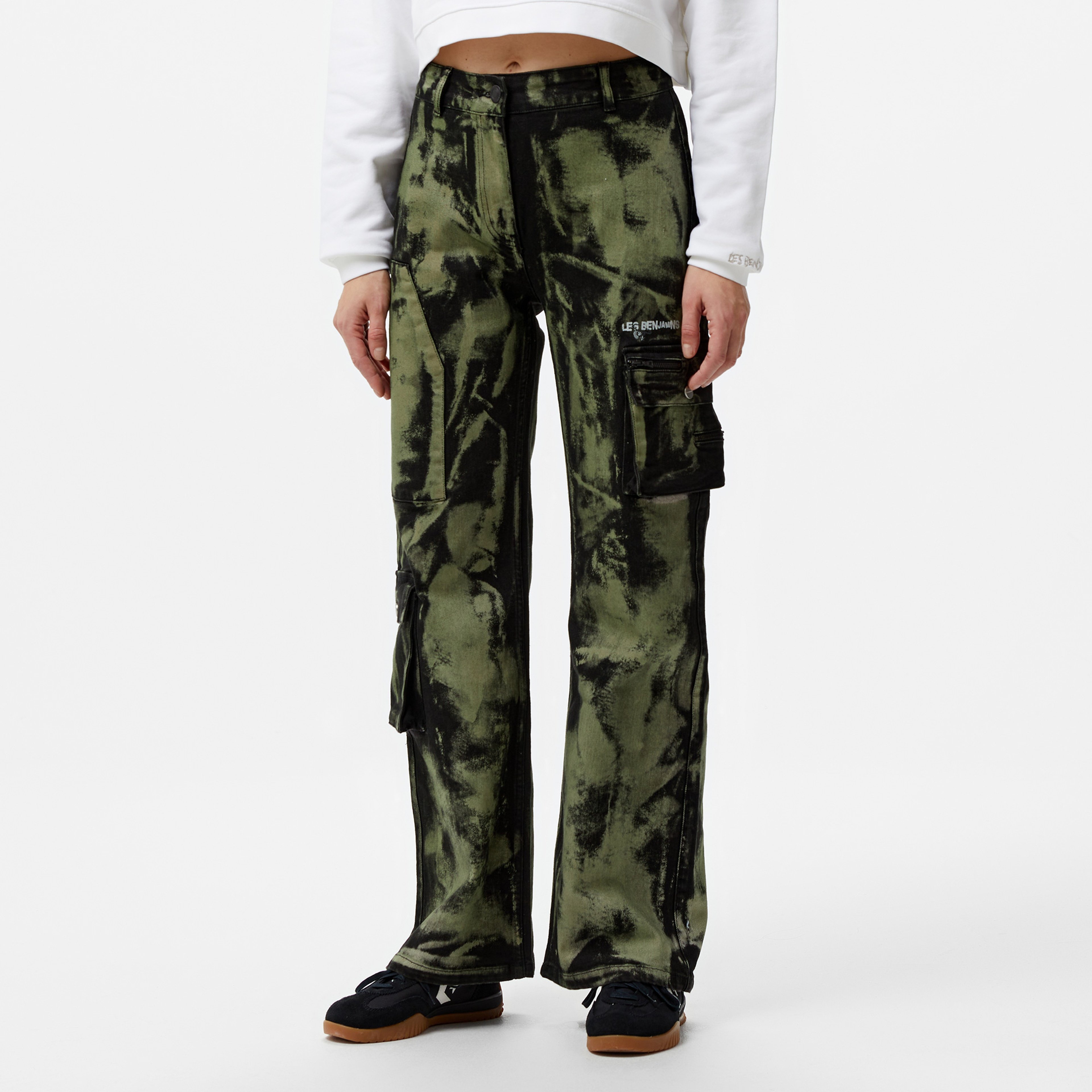 Les Benjamins Oversize 002 Kadın Siyah Pantolon