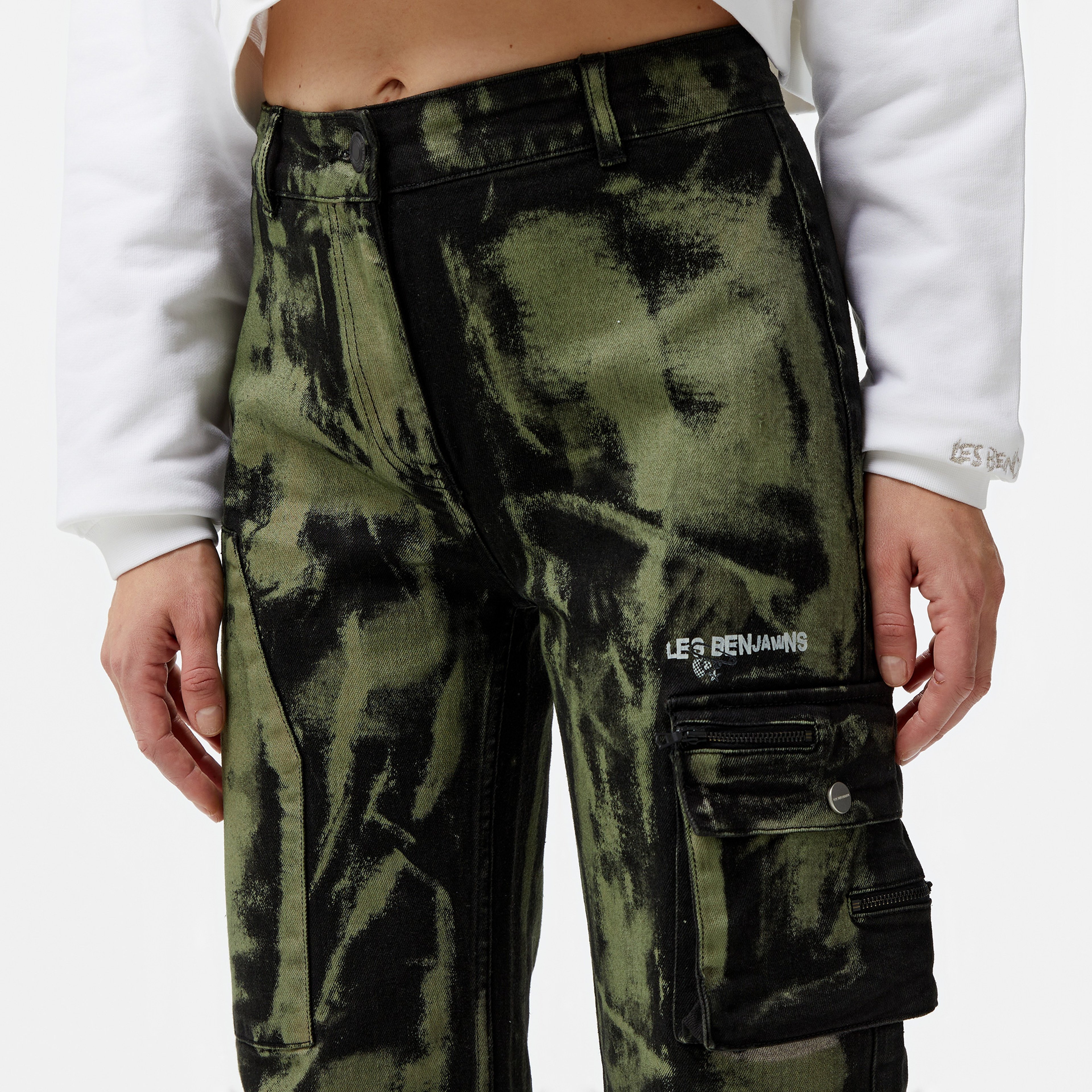 Les Benjamins Oversize 002 Kadın Siyah Pantolon