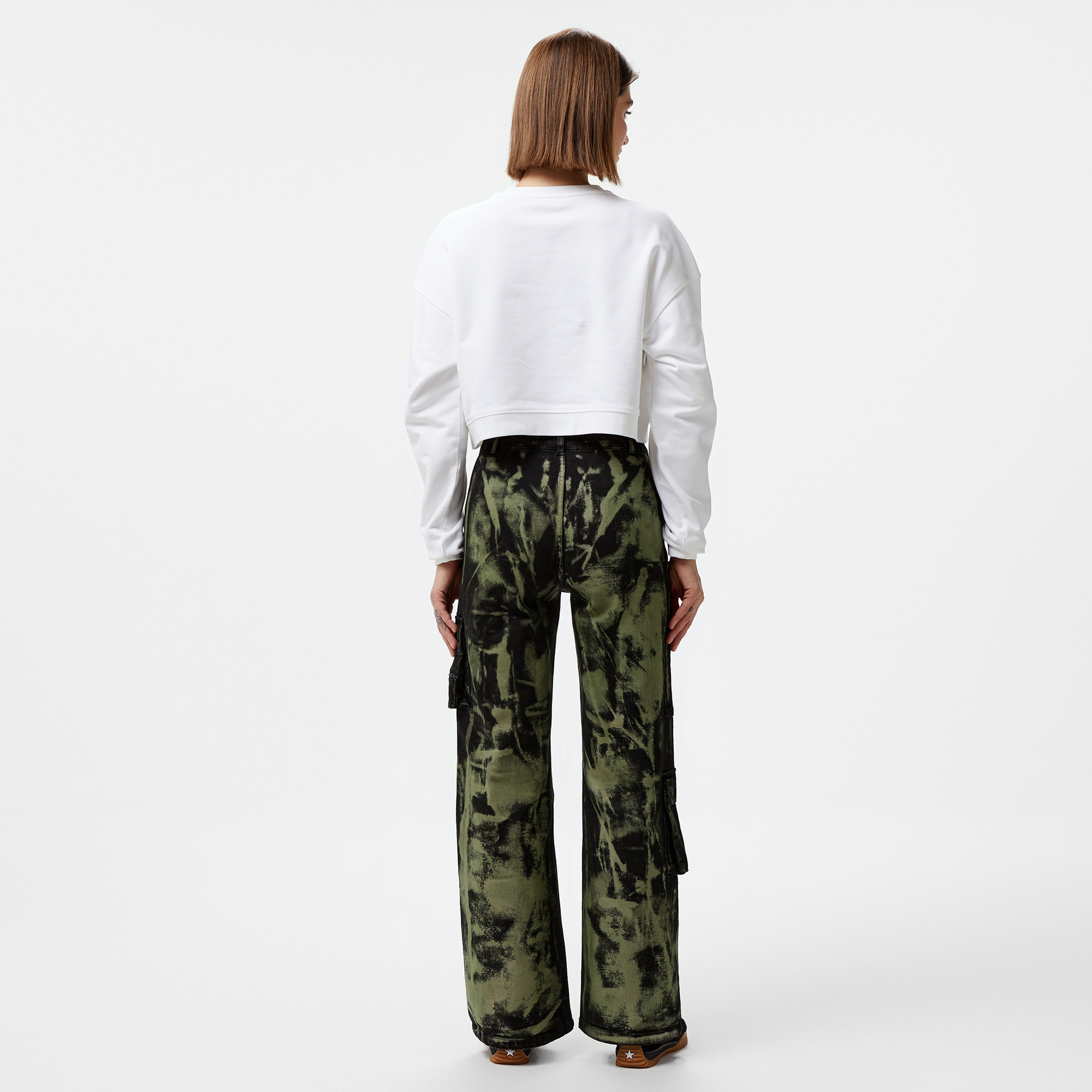 Les Benjamins Oversize 002 Kadın Siyah Pantolon