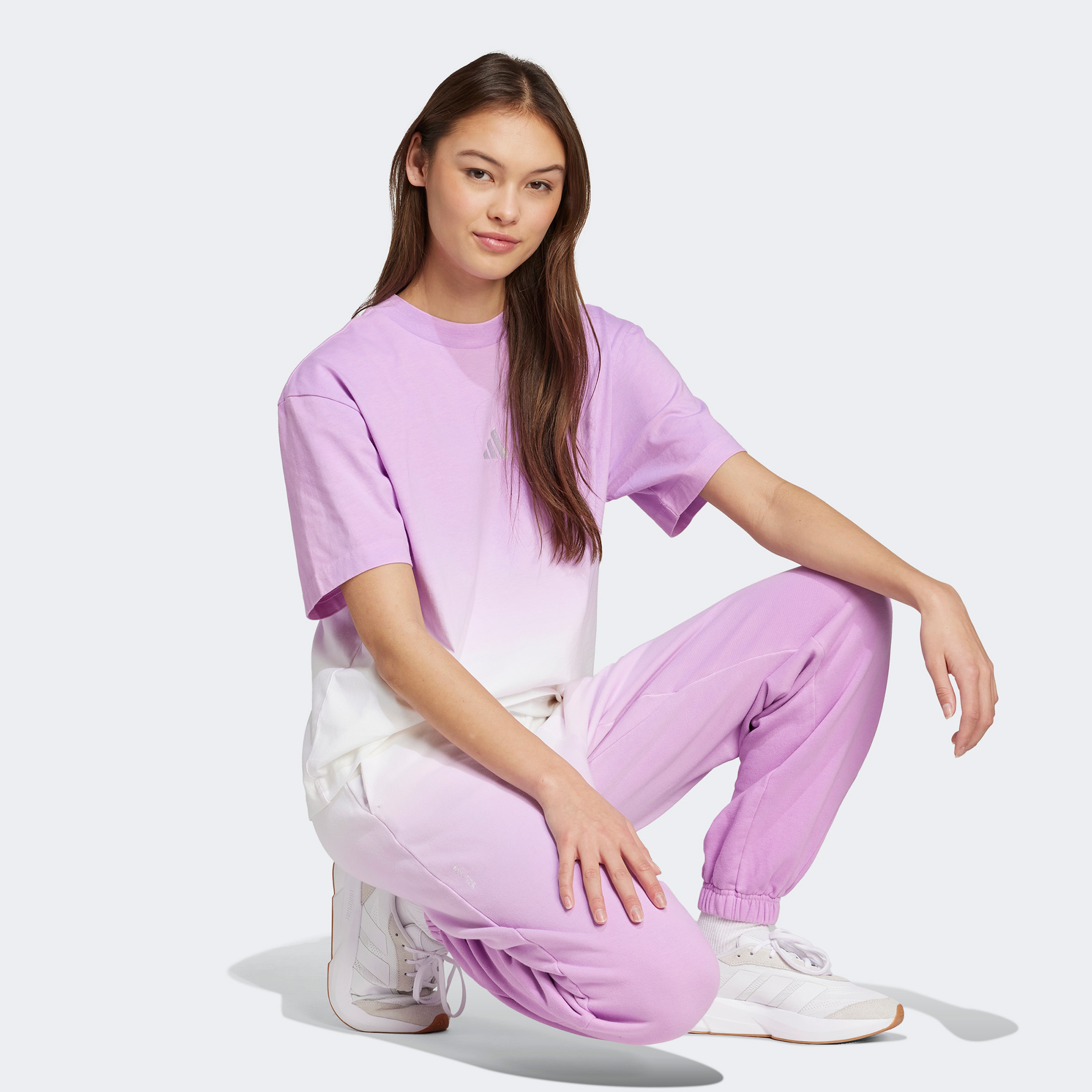 adidas All Szn Mid Rise Dip-Dye Kadın Beyaz Eşofman Altı