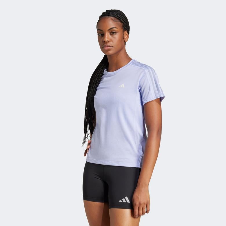 adidas Otr E 3S Tee Kadın Mor T-Shirt
