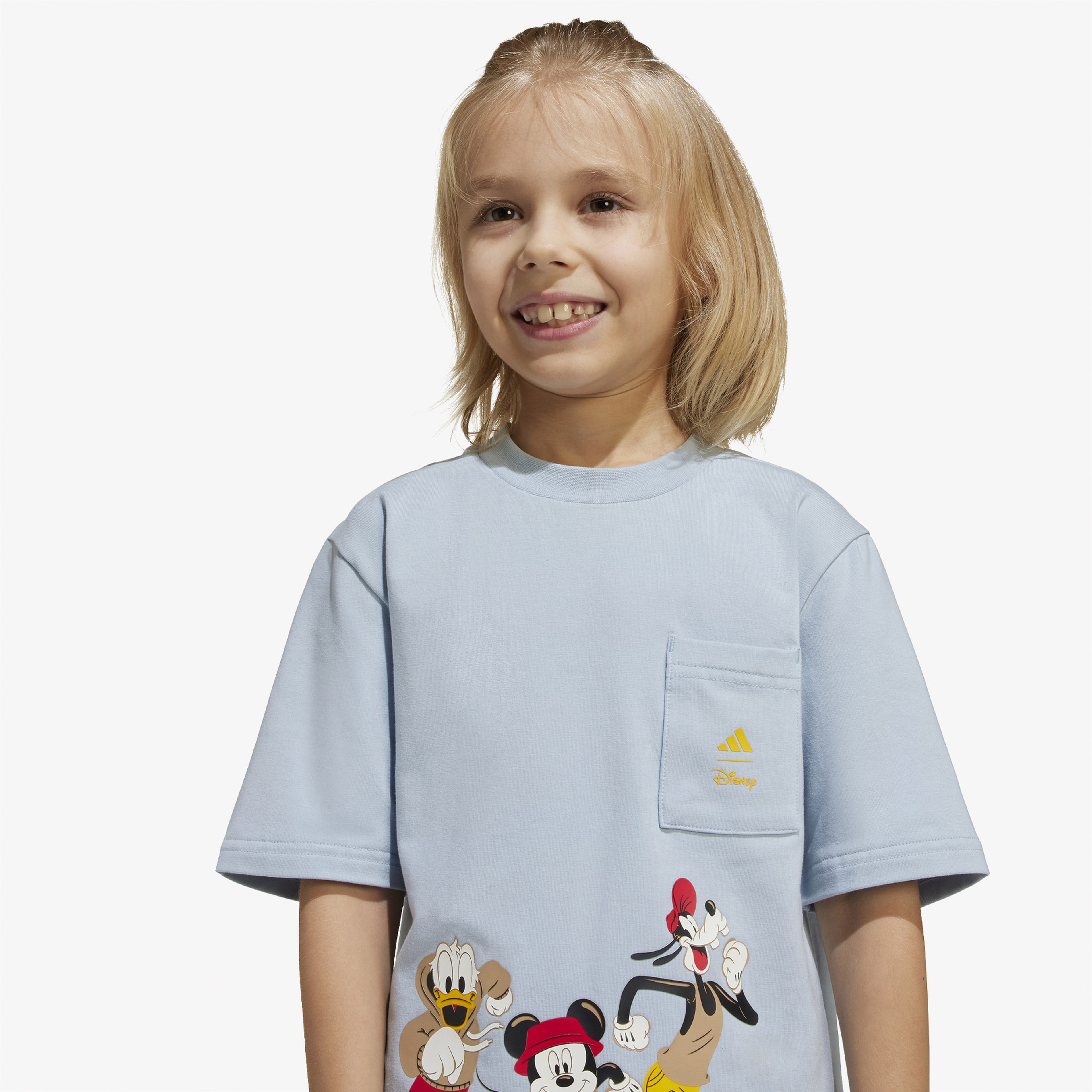 adidas x Disney Mickey Mouse Çocuk Mavi T-Shirt