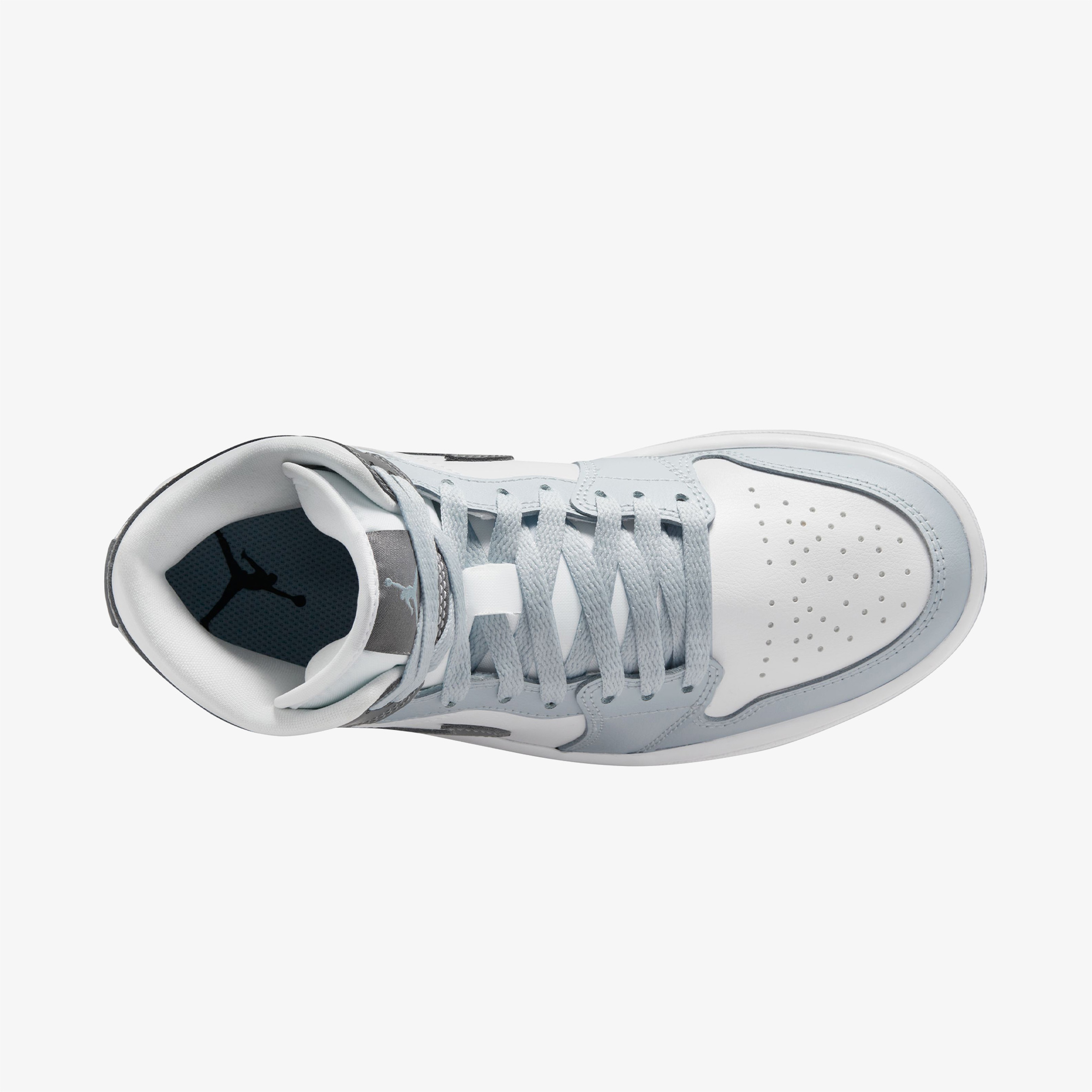 Jordan Air Jordan 1 Mid 'Smoke Grey' Kadın Gri Spor Ayakkabı
