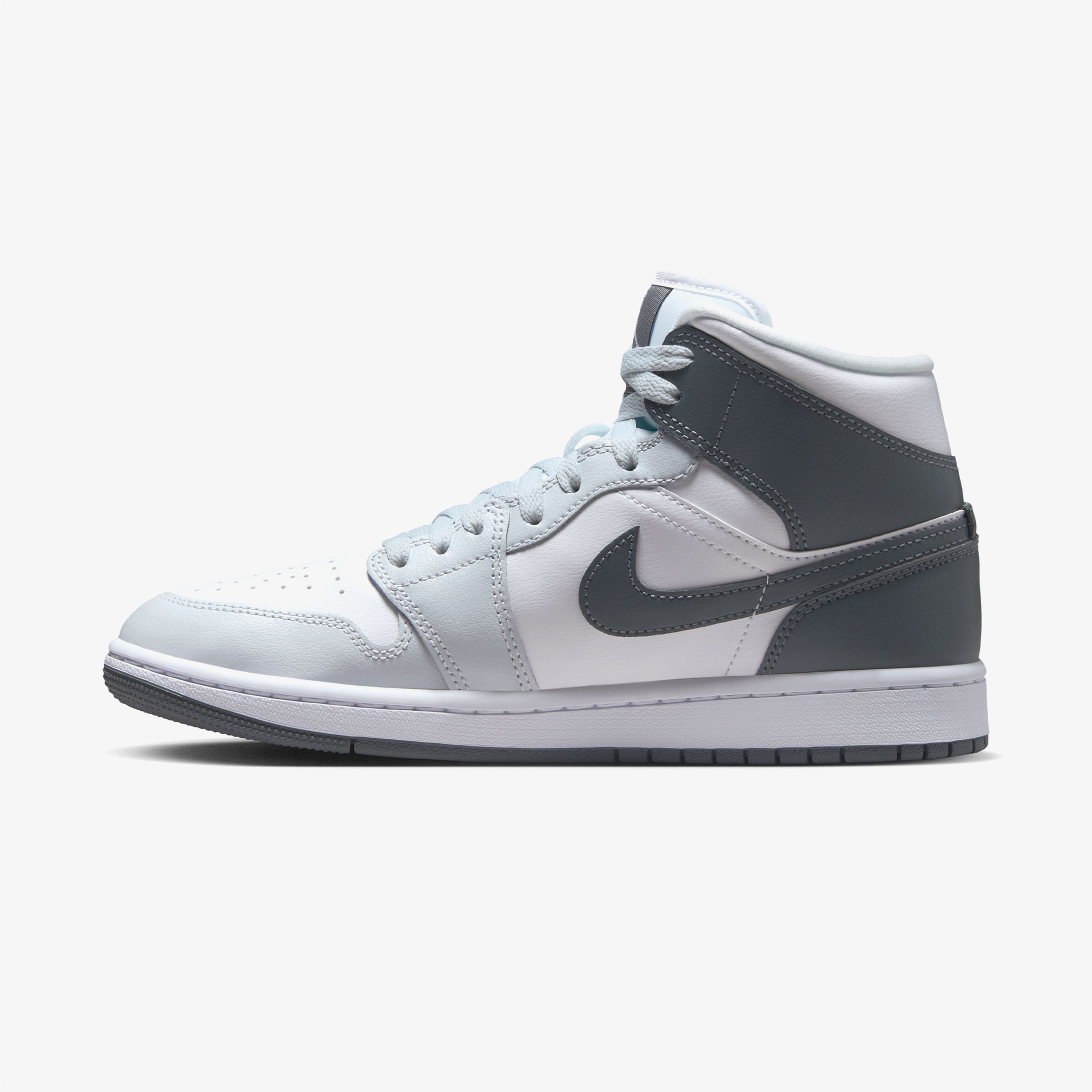 Jordan Air Jordan 1 Mid 'Smoke Grey' Kadın Gri Spor Ayakkabı