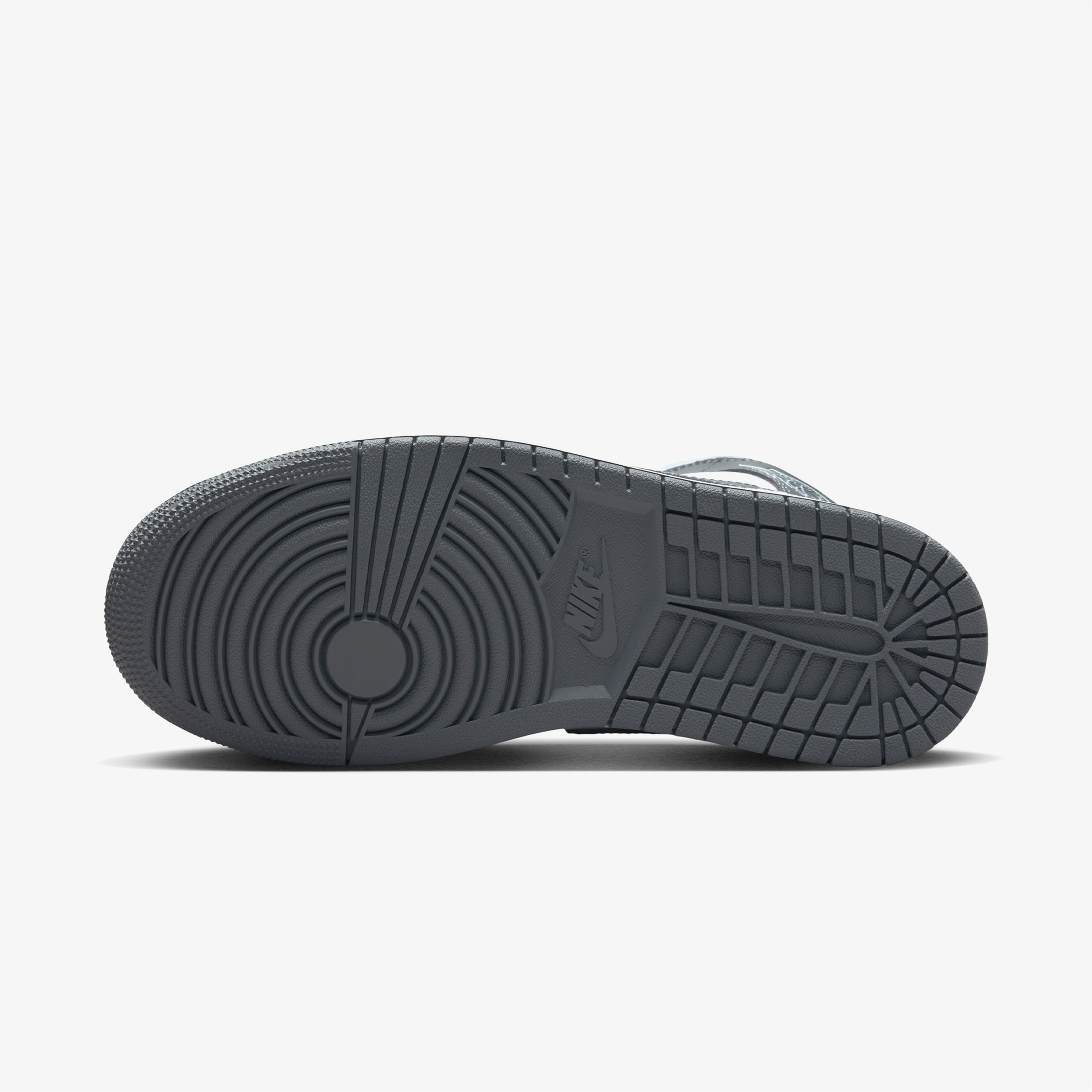 Jordan Air Jordan 1 Mid 'Smoke Grey' Kadın Gri Spor Ayakkabı