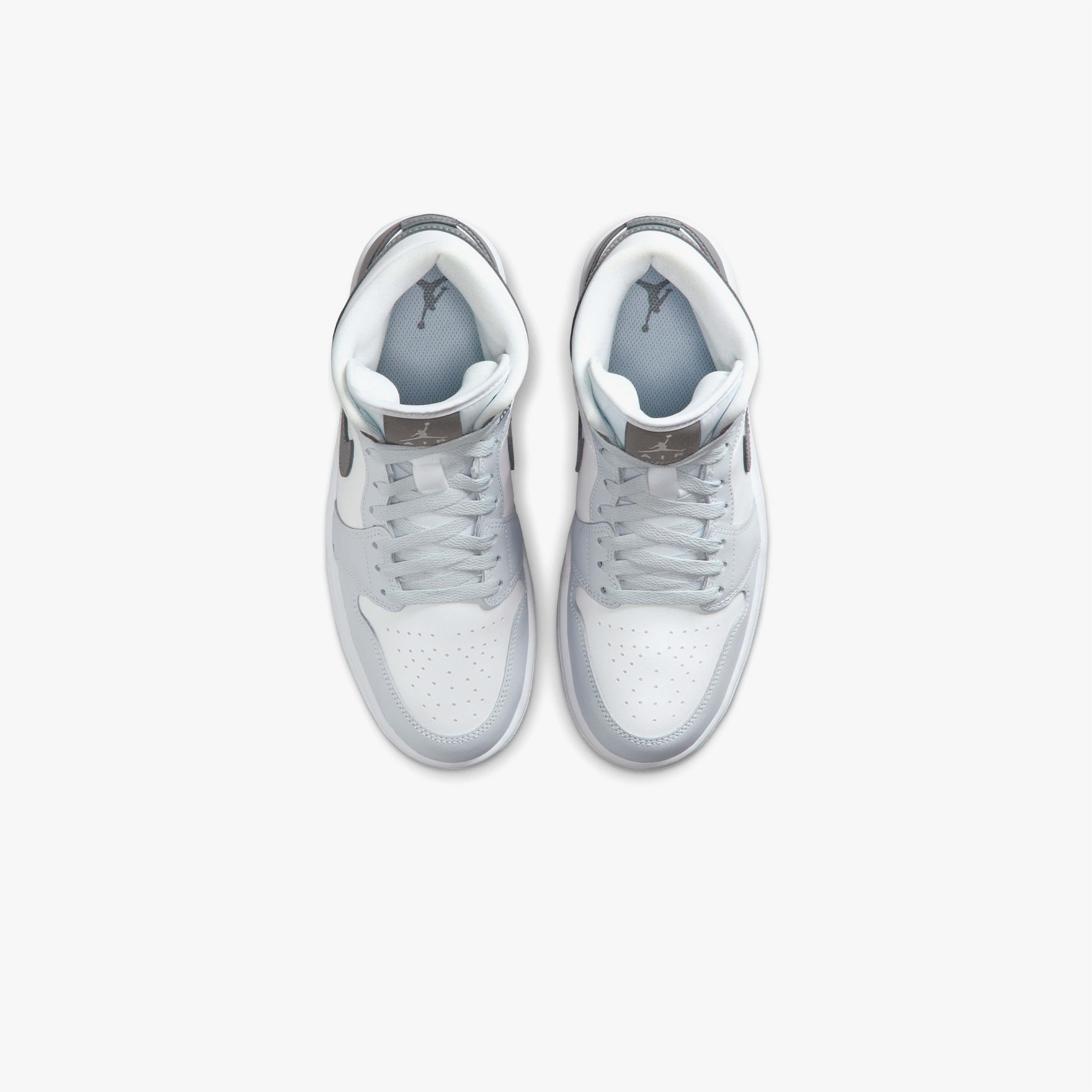 Jordan Air Jordan 1 Mid 'Smoke Grey' Kadın Gri Spor Ayakkabı