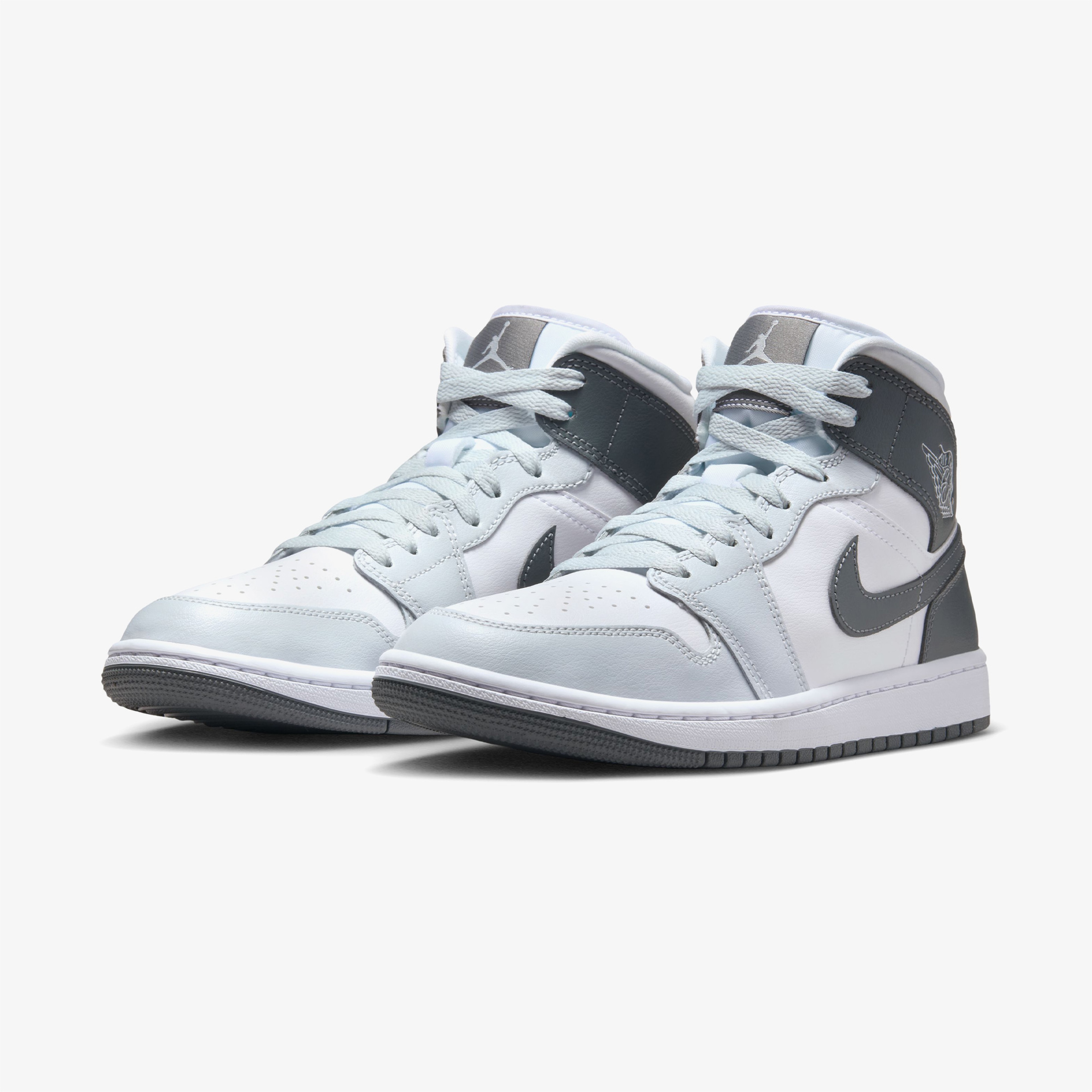 Jordan Air Jordan 1 Mid 'Smoke Grey' Kadın Gri Spor