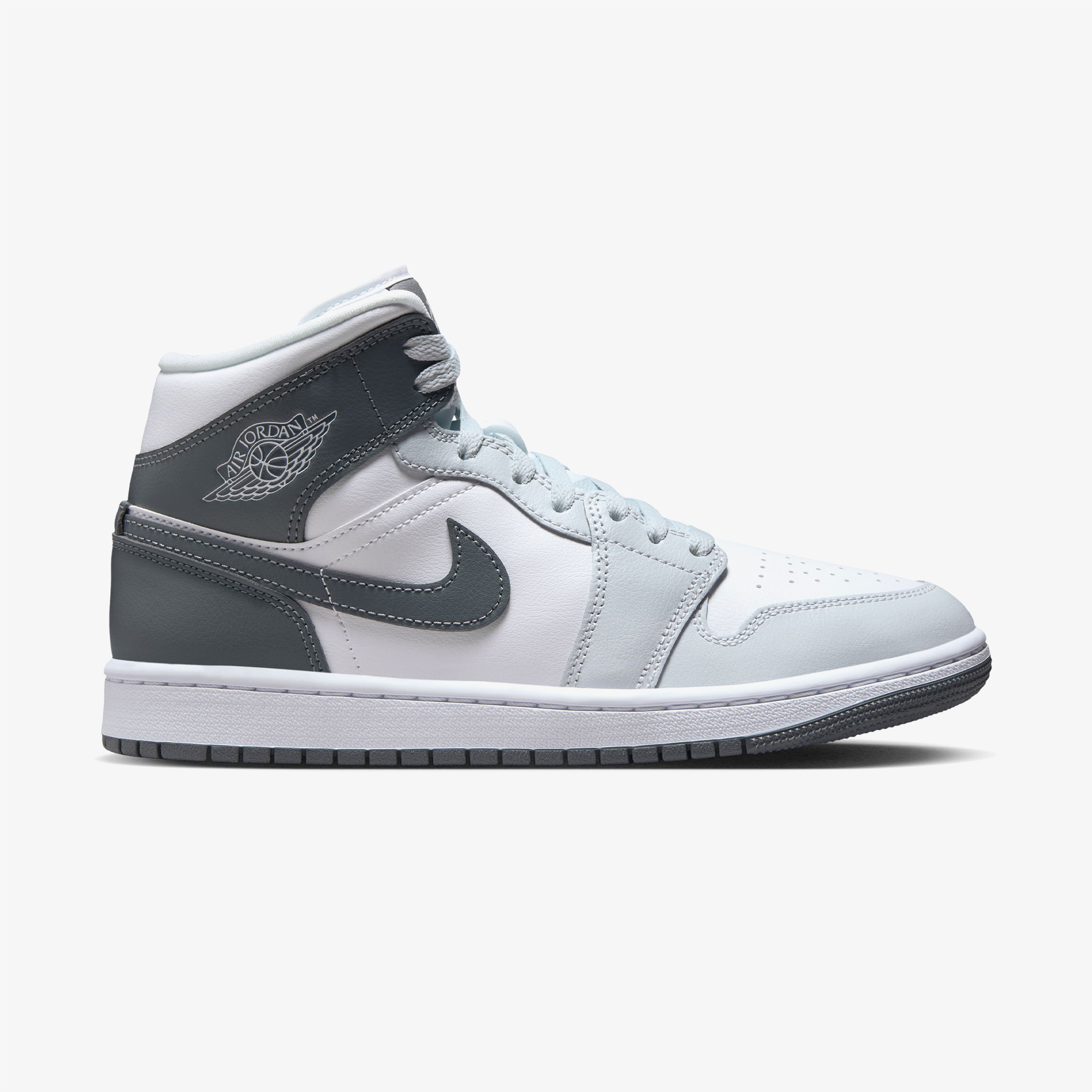 Jordan Air Jordan 1 Mid 'Smoke Grey' Kadın Gri Spor Ayakkabı
