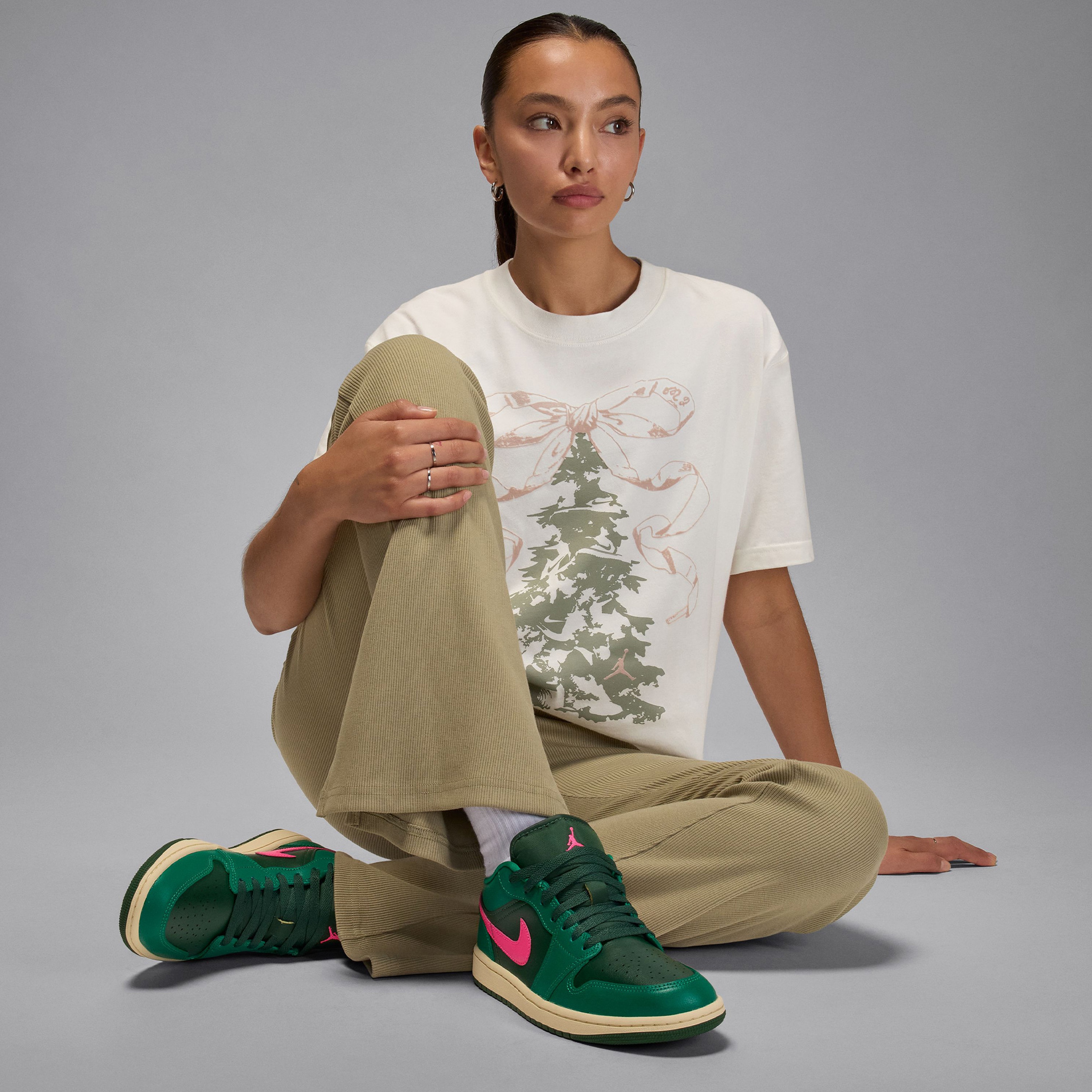 Jordan Air Jordan 1 Low 'Watermelon' Kadın Yeşil Sneaker