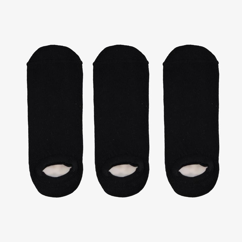 UNTIED4 3'lü Siyah Patik Çorap