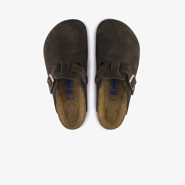 Birkenstock Yeşil Birkenstock Boston Soft Footbed Unisex Terlik