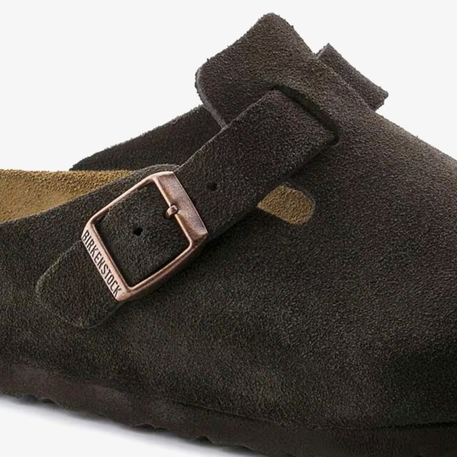 Birkenstock Yeşil Birkenstock Boston Soft Footbed Unisex Terlik