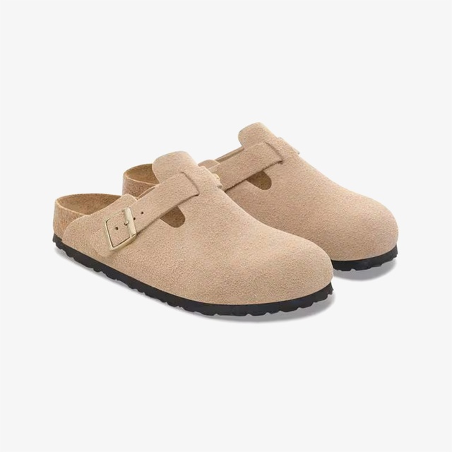 Birkenstock Birkenstock Boston Vl Kadın Bej Terlik Sandalet & Terlik | Occasion Bej - 3. görsel