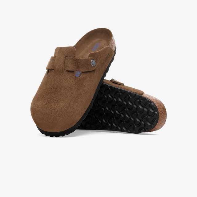 Birkenstock Birkenstock Boston Soft Footbed SL Kadın Kahverengi Terlik Sandalet & Terlik | Occasion Kahverengi - 5. görsel