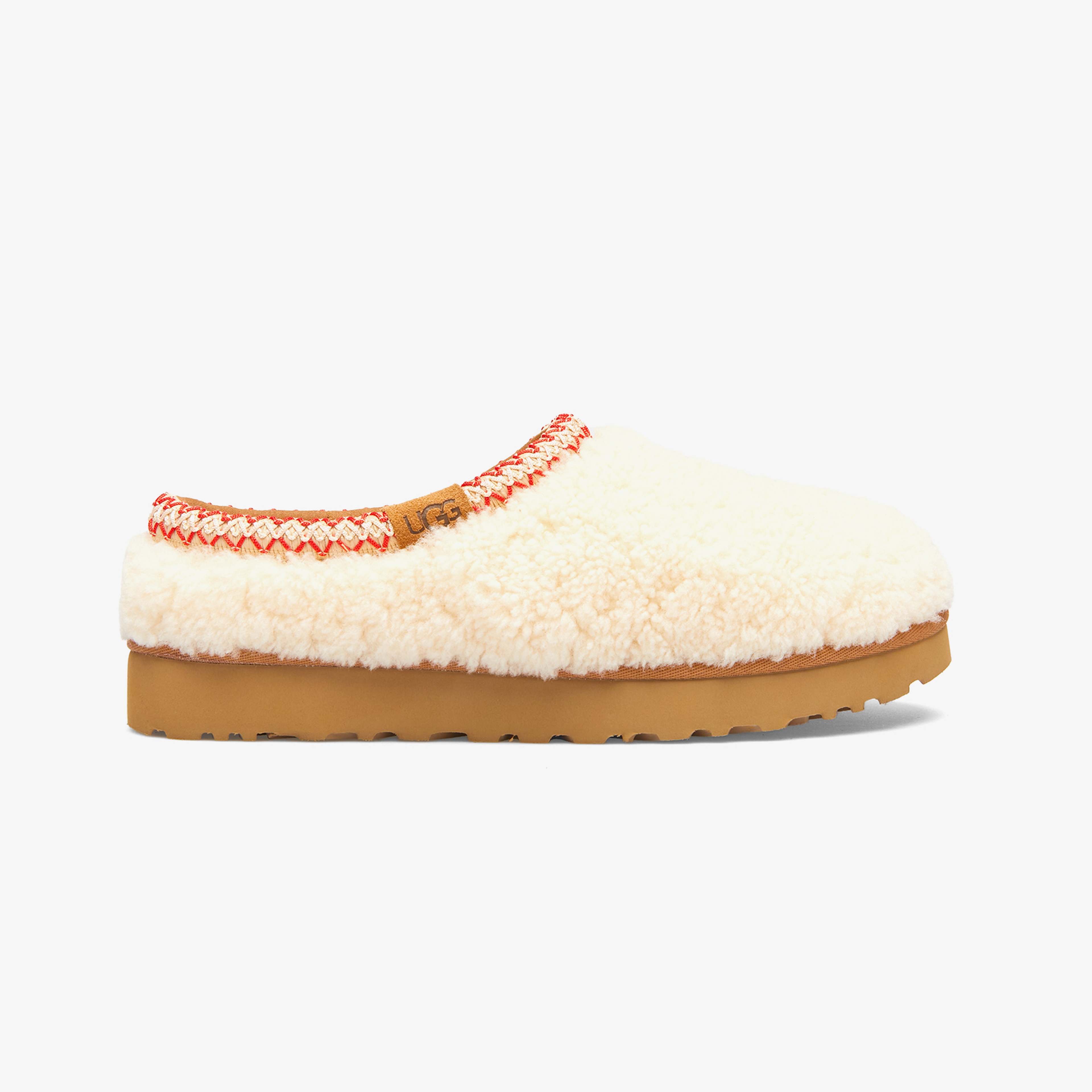 Ugg Tasman Maxi Curly Krem Kadın Terlik