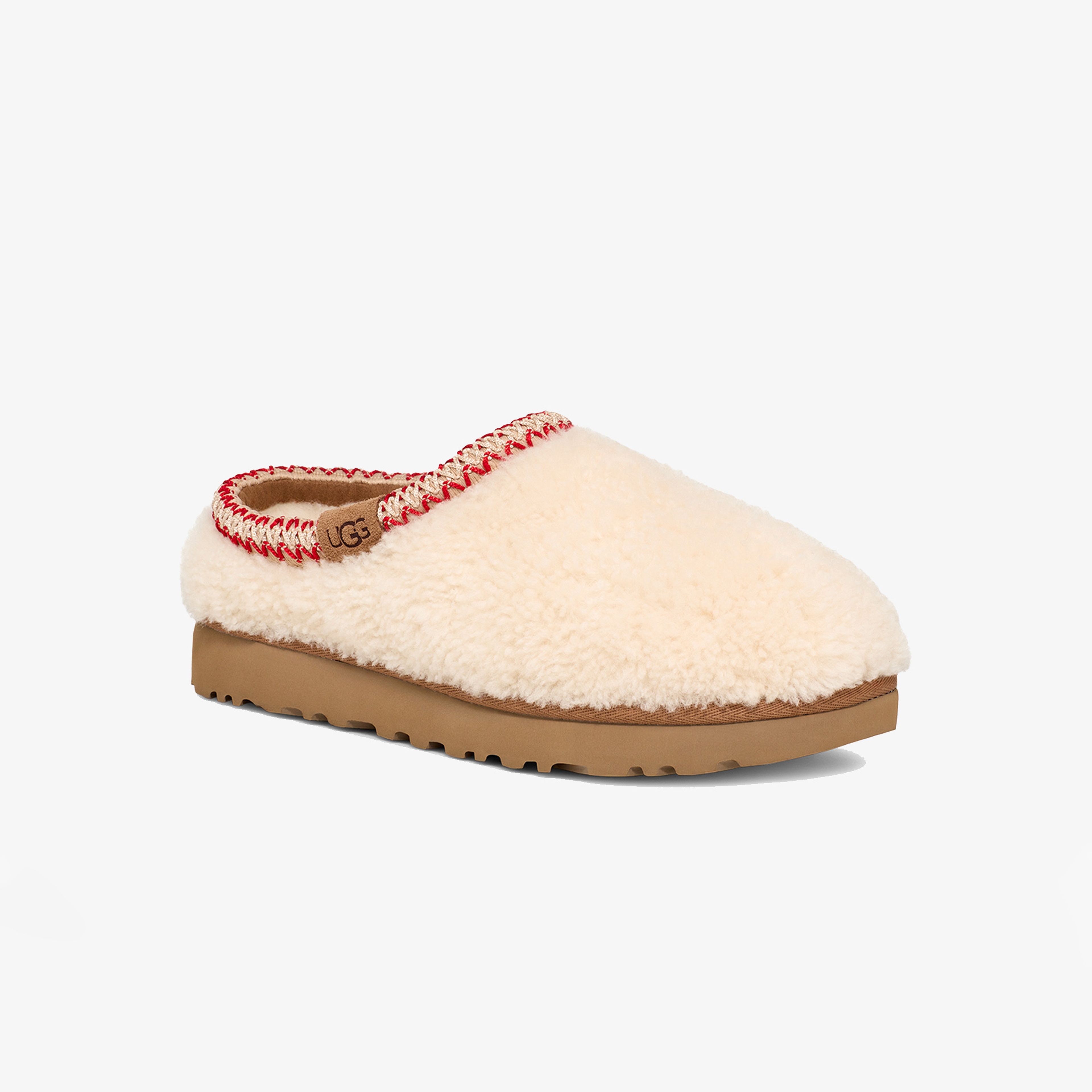 Ugg Tasman Maxi Curly Krem Kadın Terlik