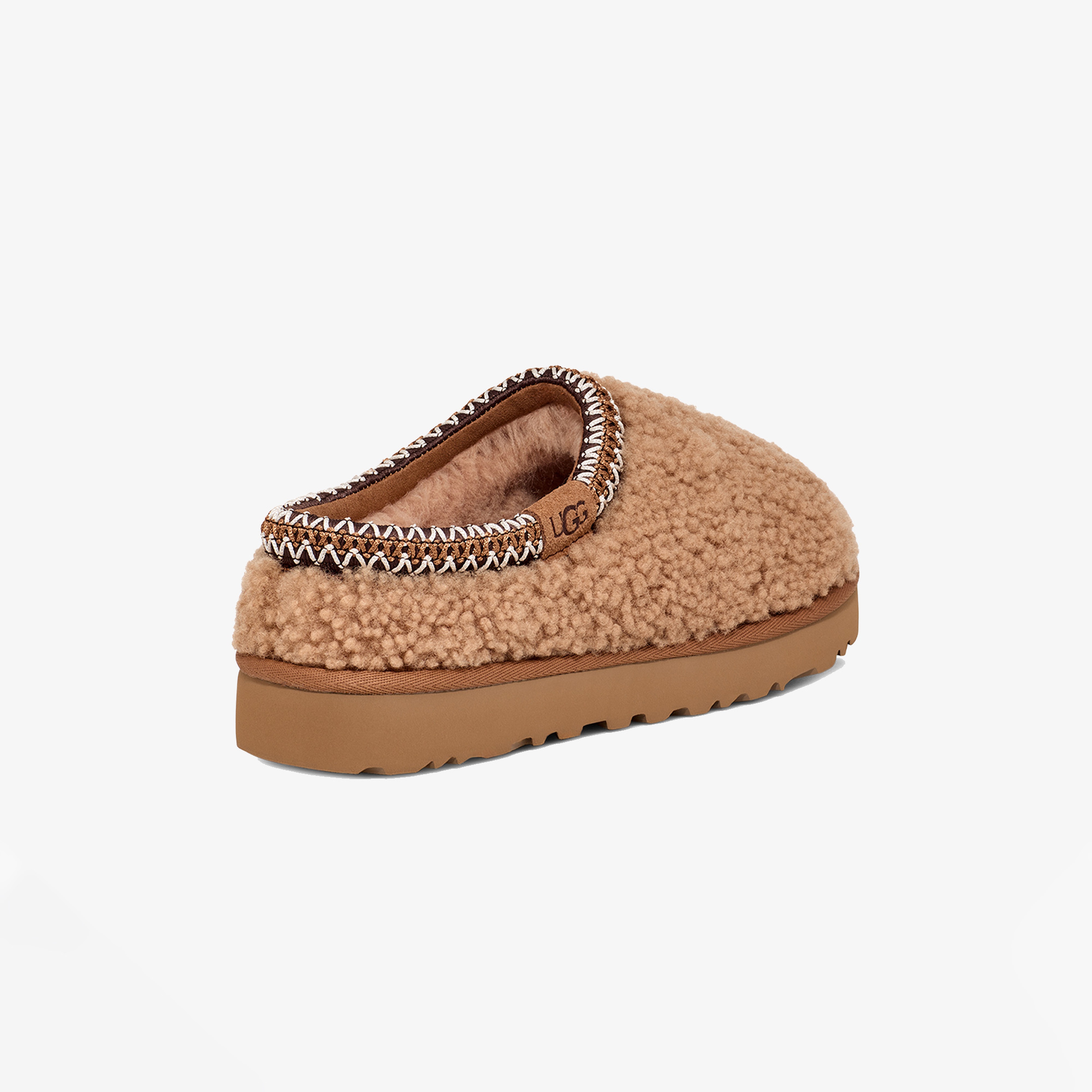UGG Tasman Maxi Curly Kadın Kahverengi Terlik