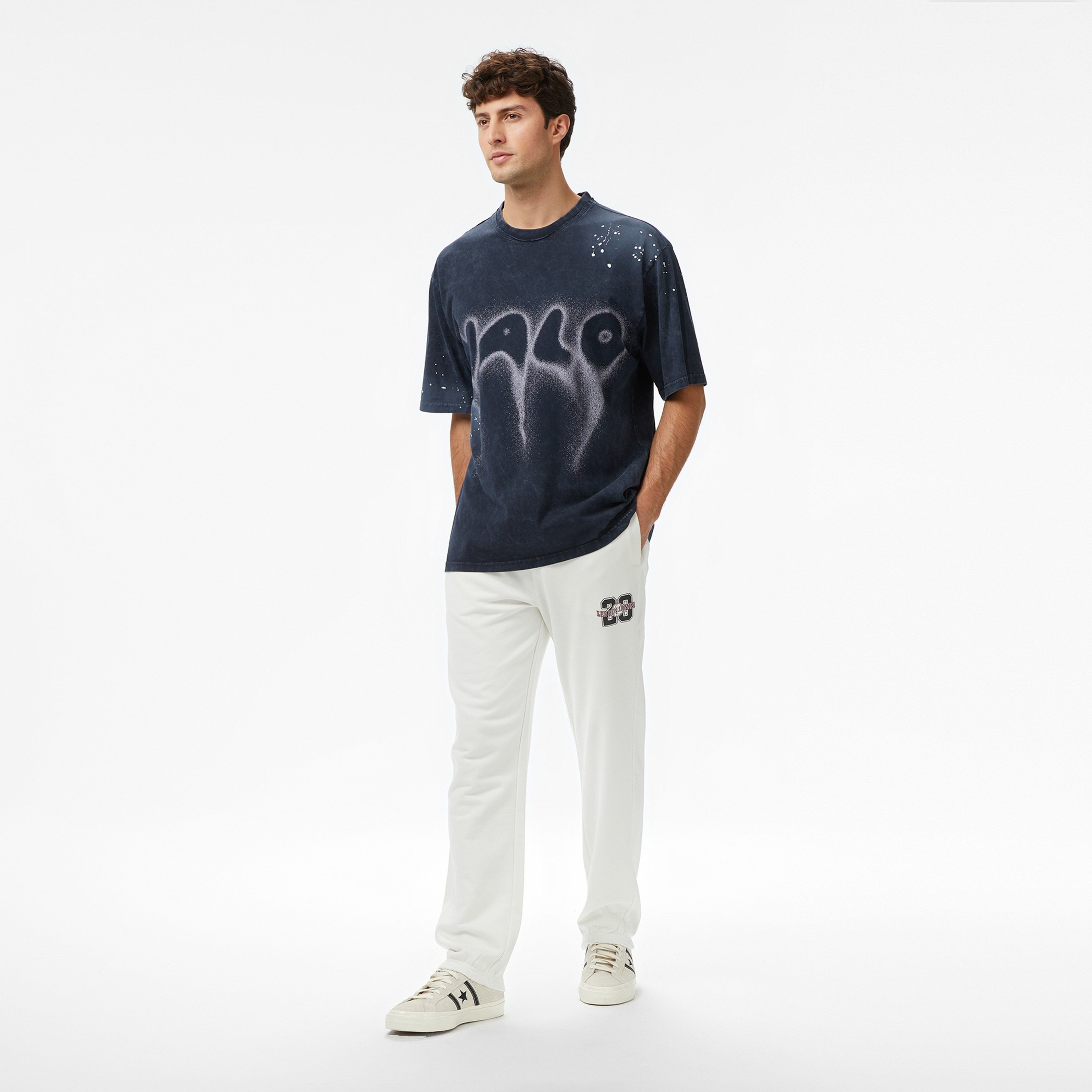 Les Benjamins Essentials 302 Erkek Mavi T-Shirt