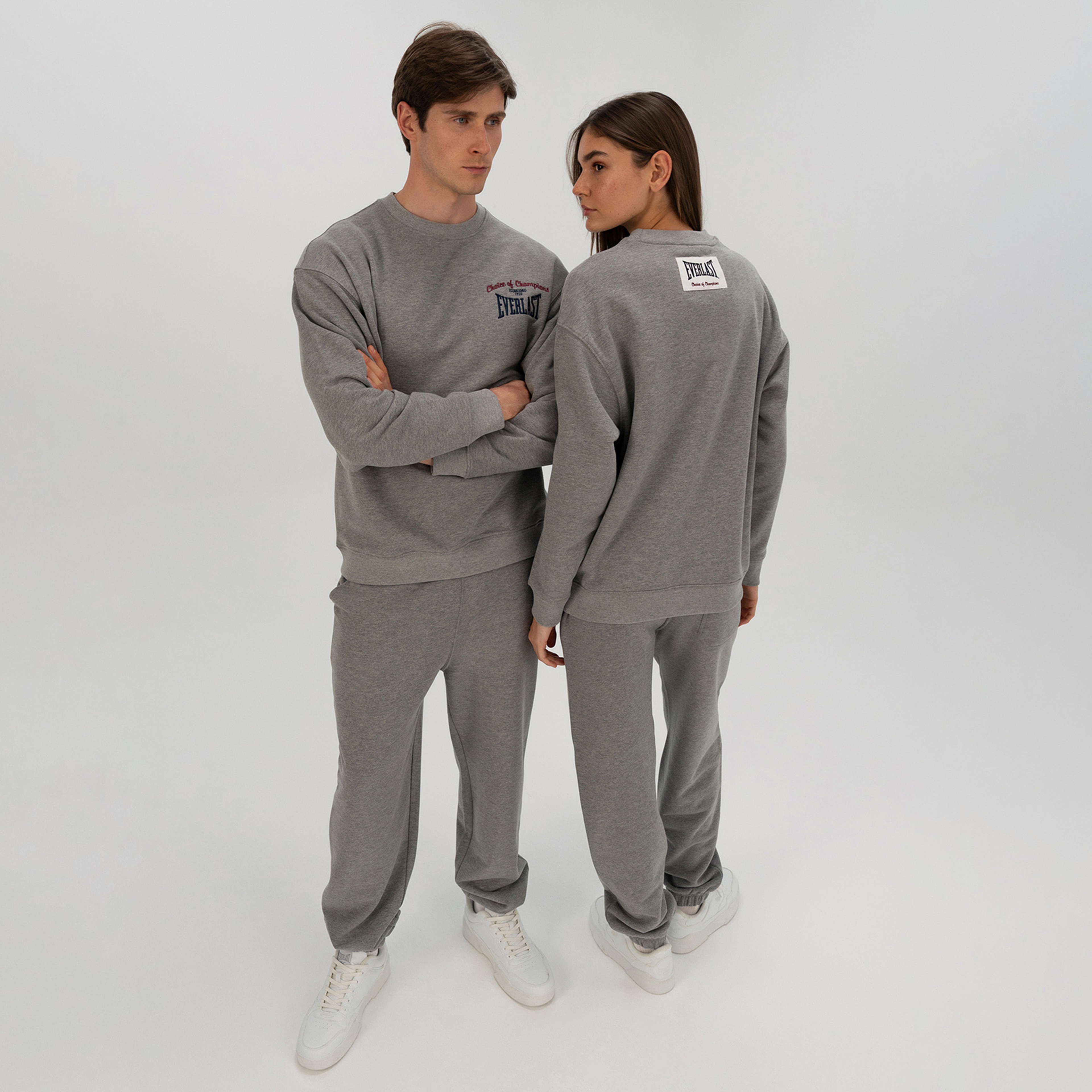 Everlast Heritage Champions Erkek Gri Sweatshirt