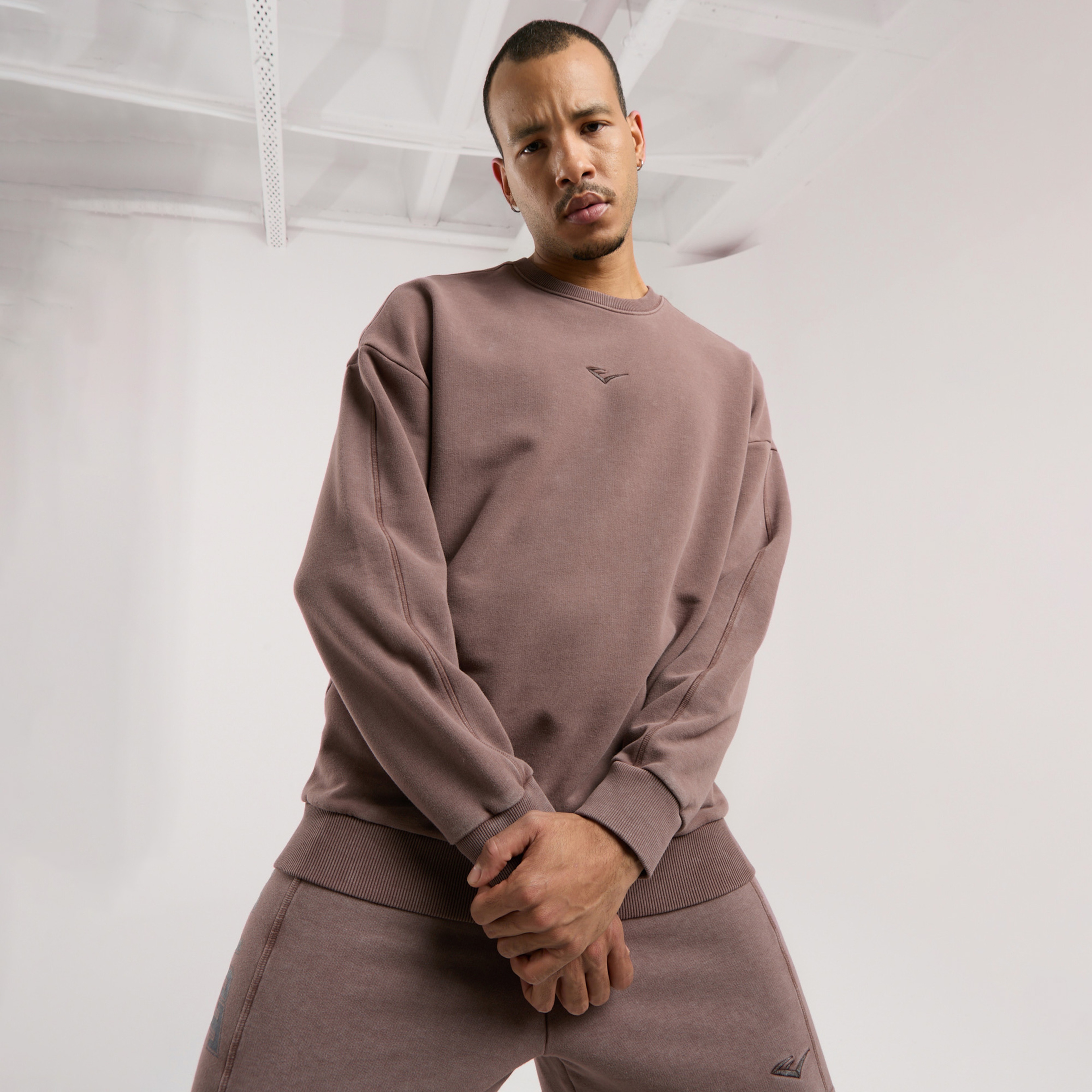 Everlast Bronx 1910 Erkek Kahverengi Sweatshirt