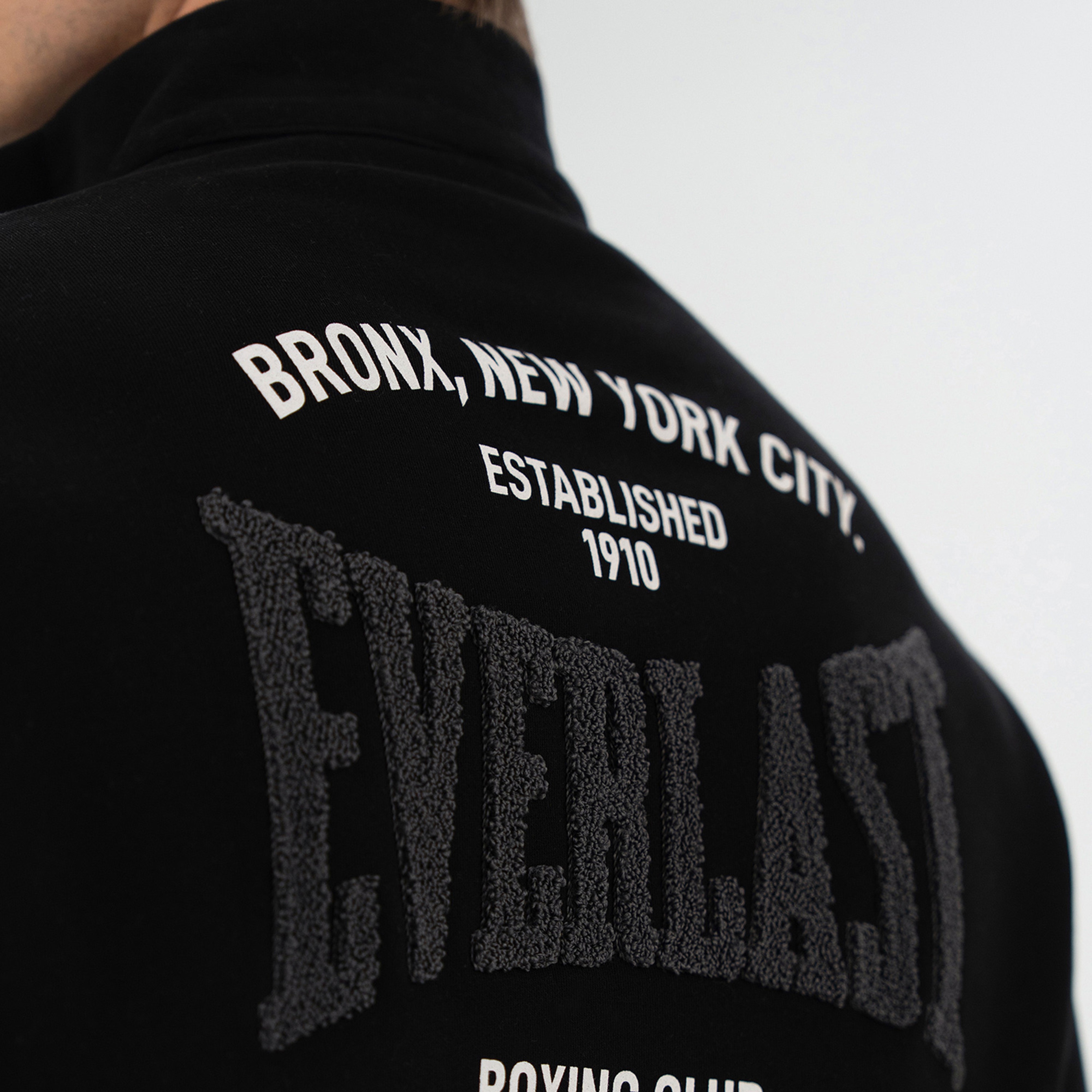 Everlast Bronx NYC Yarım Fermuarlı Regular Erkek Siyah Sweatshirt