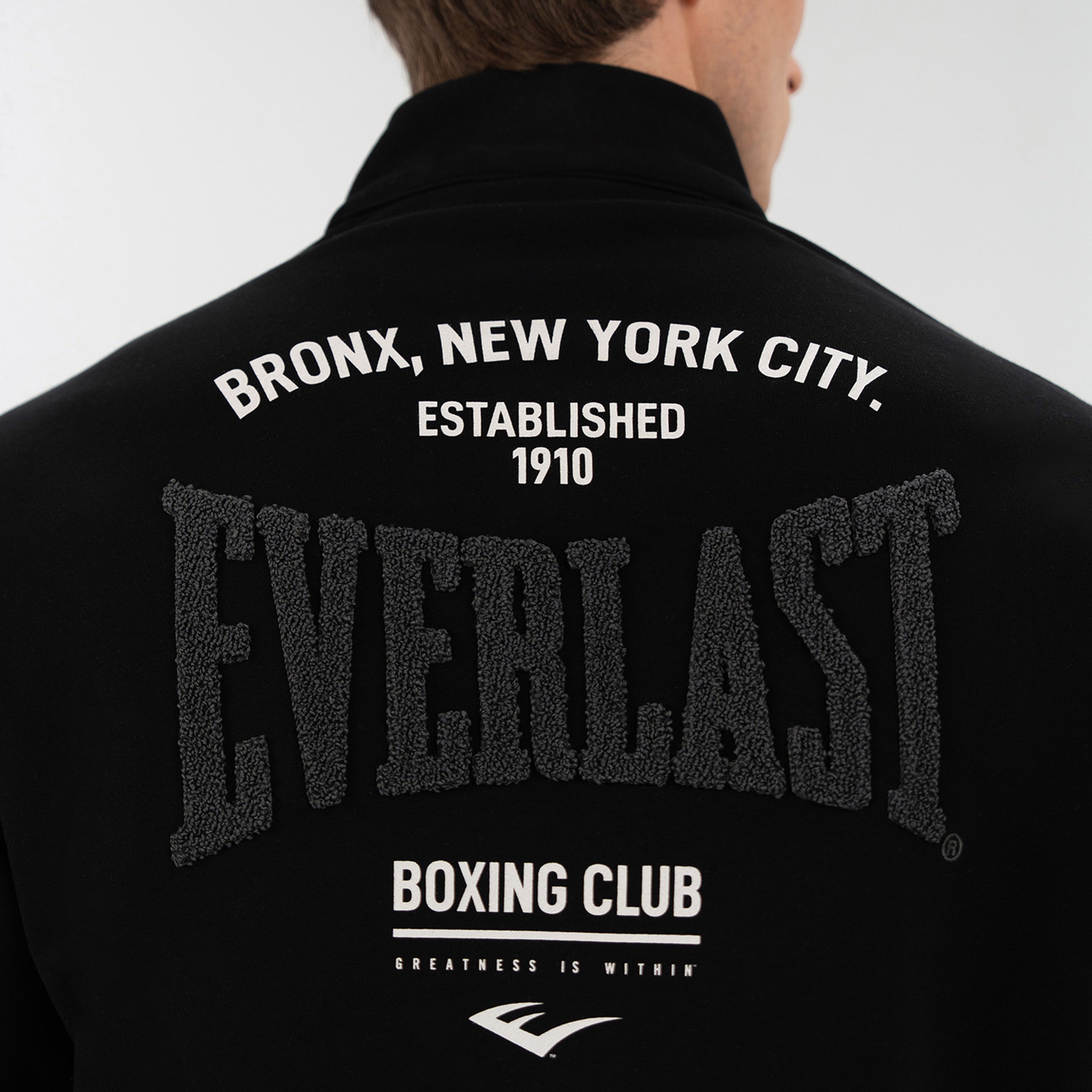 Everlast Bronx NYC Yarım Fermuarlı Regular Erkek Siyah Sweatshirt