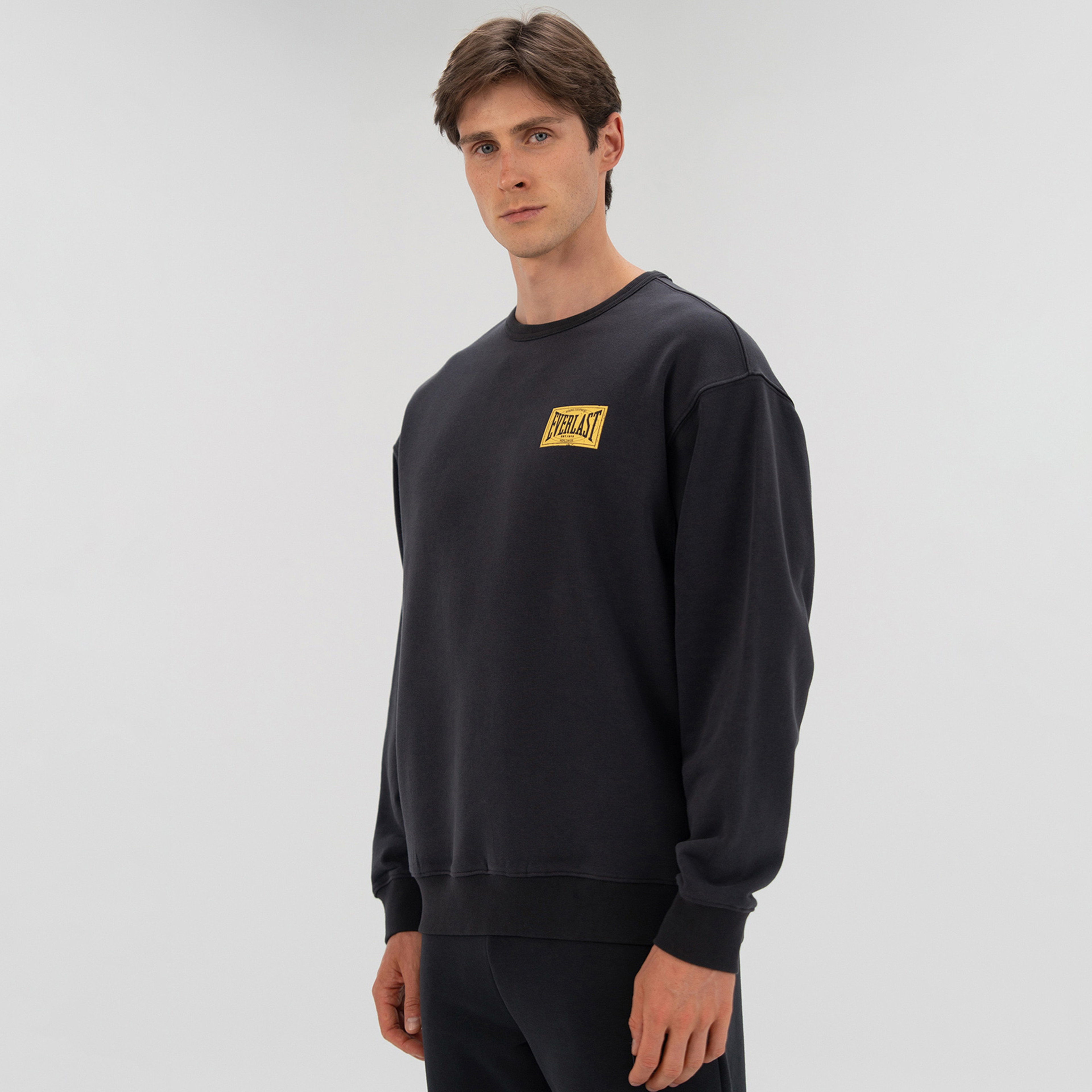 Everlast 1910 Classic Comfort Erkek Gri Sweatshirt