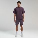 Everlast Bronx 1910 Oversize Erkek Mor T-Shirt