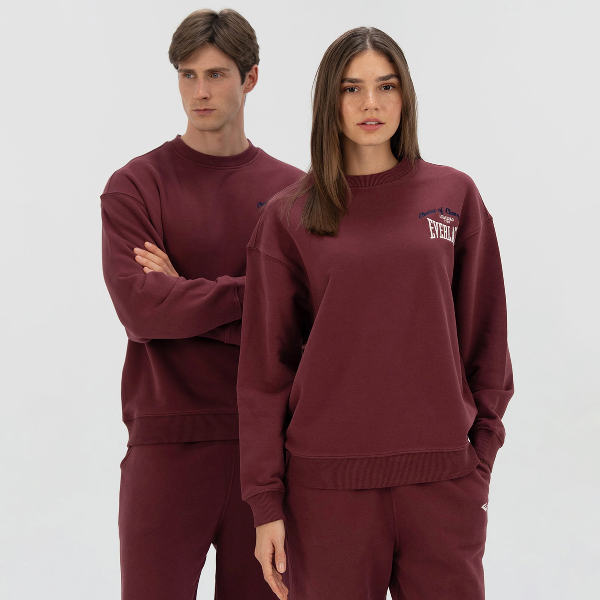 Everlast Heritage Champions Erkek Bordo Sweatshirt