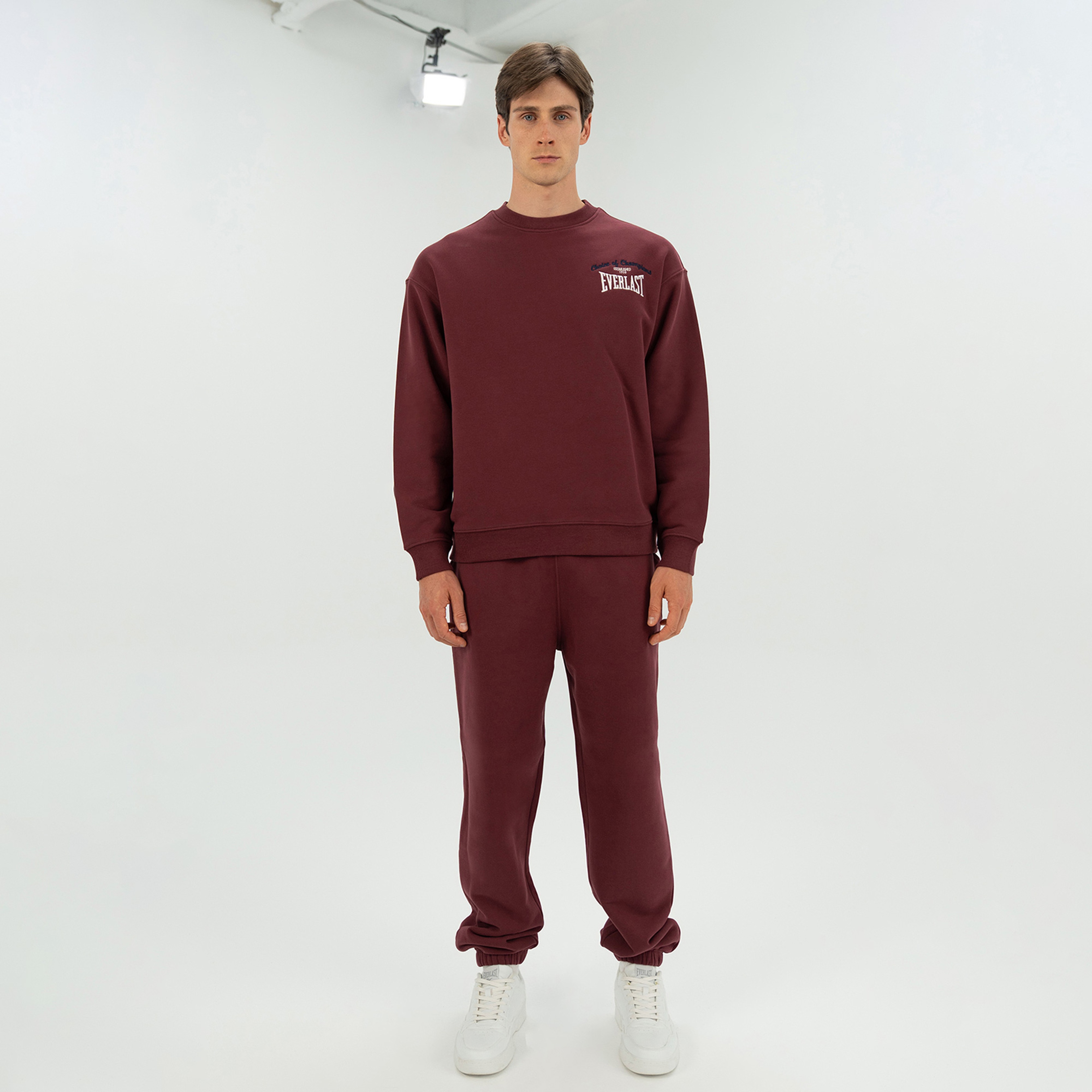 Everlast Heritage Champions Erkek Bordo Sweatshirt