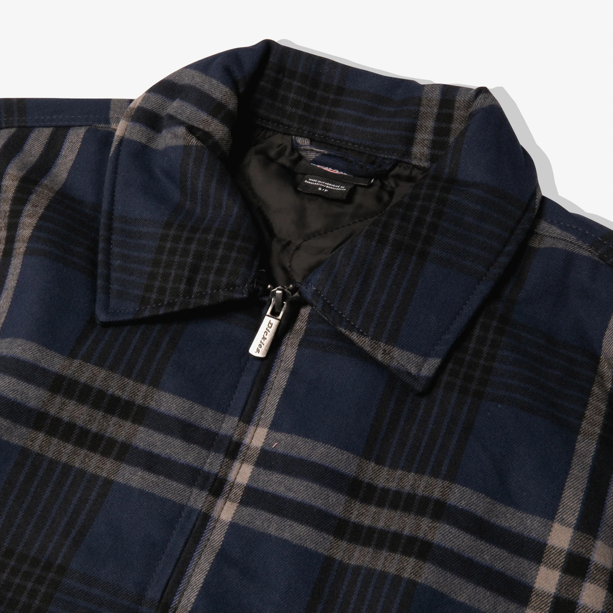 Dickies Petersburg Shacket Erkek Lacivert Kareli Ceket