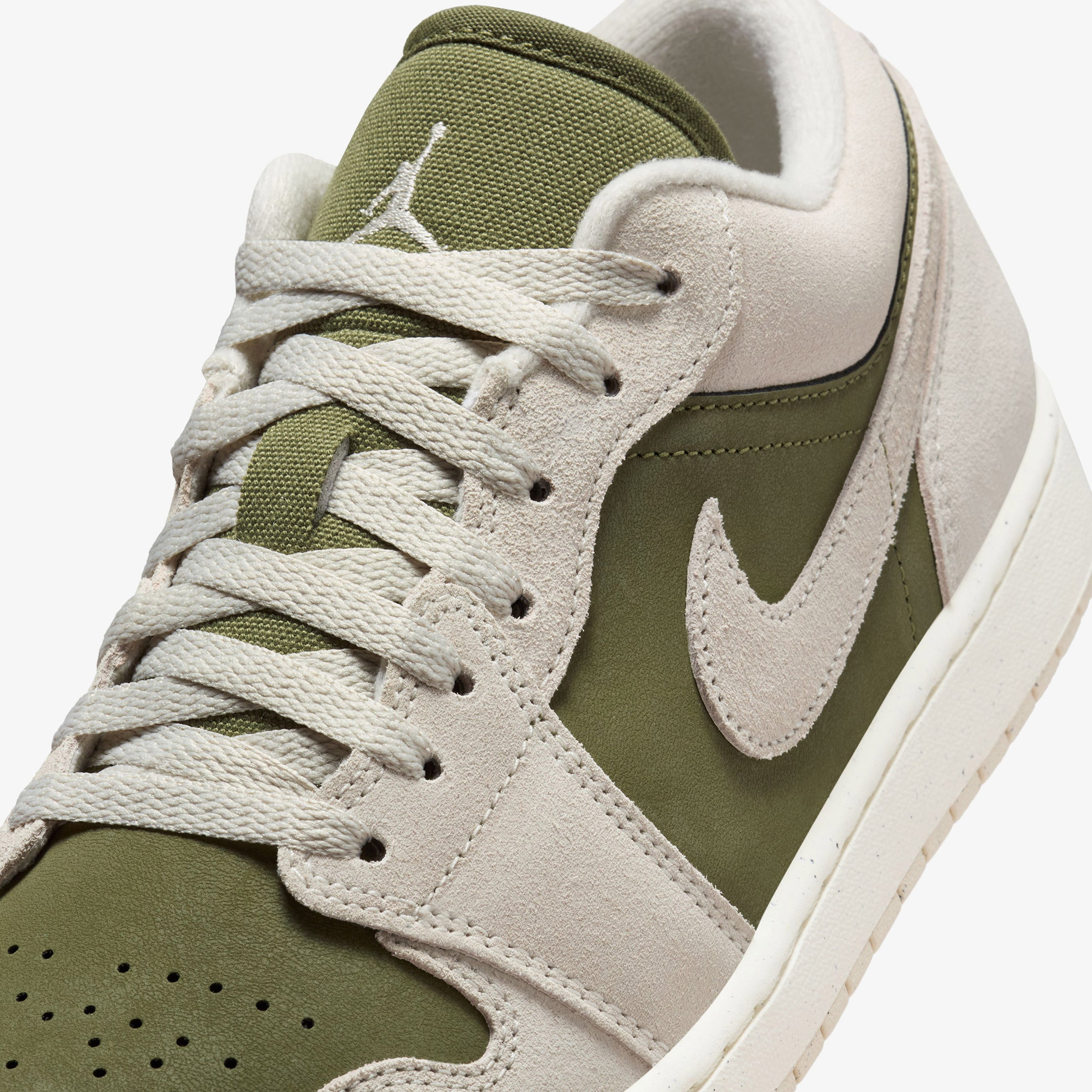 Nike Air Jordan 1 Low 'Medium Olive' SE Erkek Yeşil Spor Ayakkabı